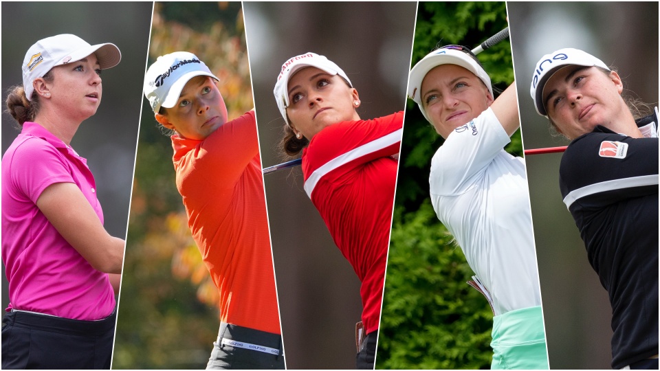 Fünf Deutsche auf der LPGA Tour: Polly Mack, Esther Henseleit, Aline Krauter, Sophia Popov und Isi Gabsa
