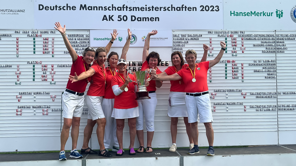 Die Titelverteidigerinnen des G&LC Berlin-Wannsee haben es geschafft: Auch der Meistertitel 2023 geht an den Wannsee.