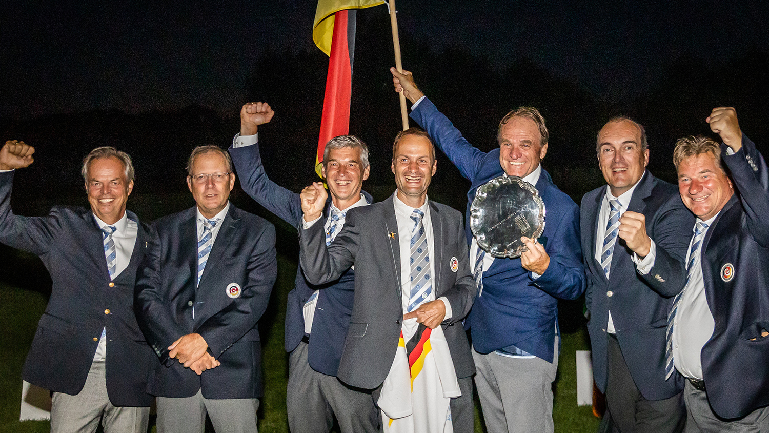 Die deutschen AK-50-Herren gewinnen die Team-Europameisterschaft in der Slowakei
