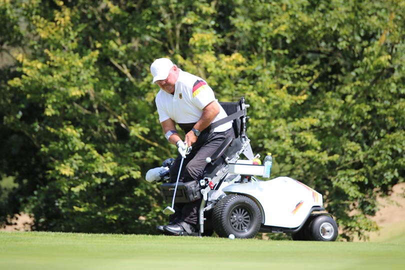 Christian Nachtwey mit dem Texas Wedge