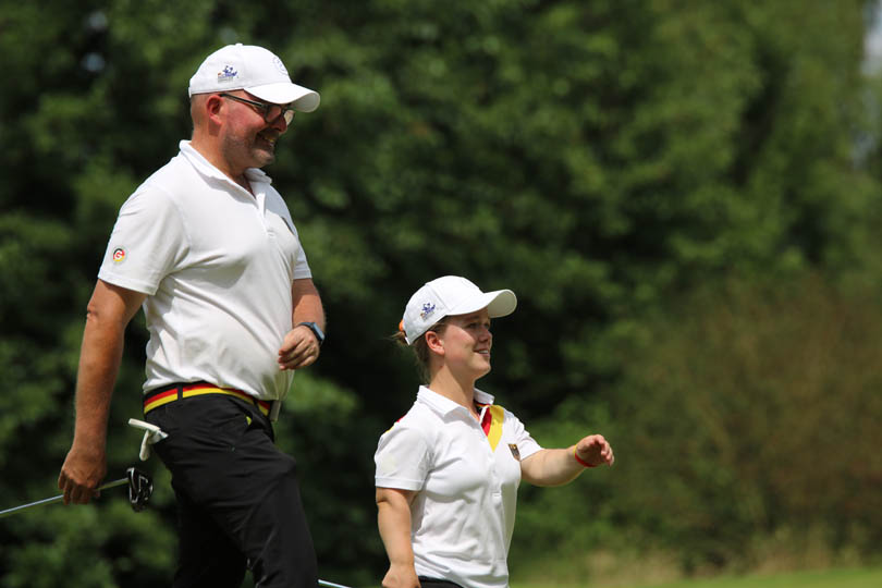 Christof Buhl und Jennifer Sräga (Team Deutschland)