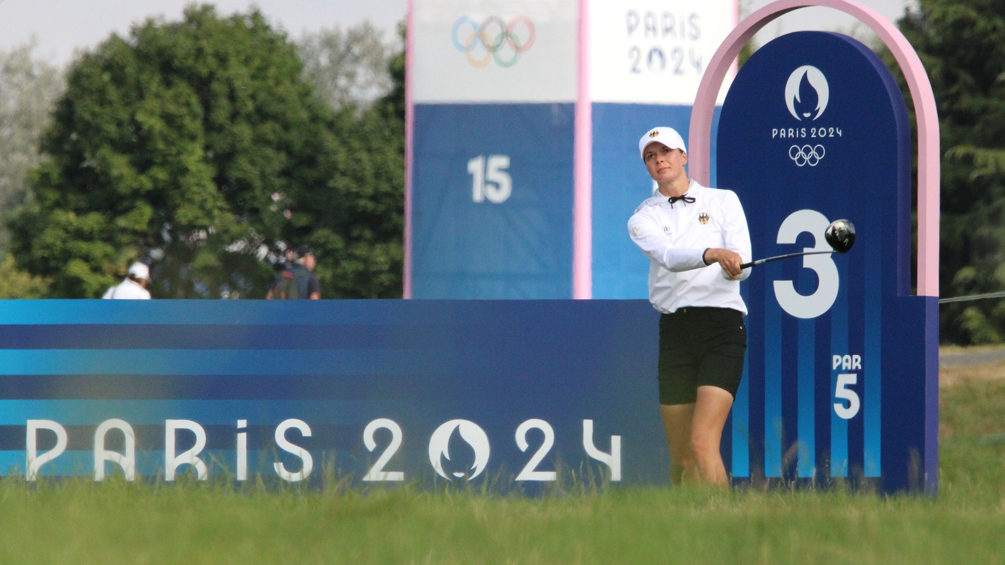 Impressionen von Runde eins des olympischen Damen-Turniers auf Le Golf National. © DGV/Kirmaier