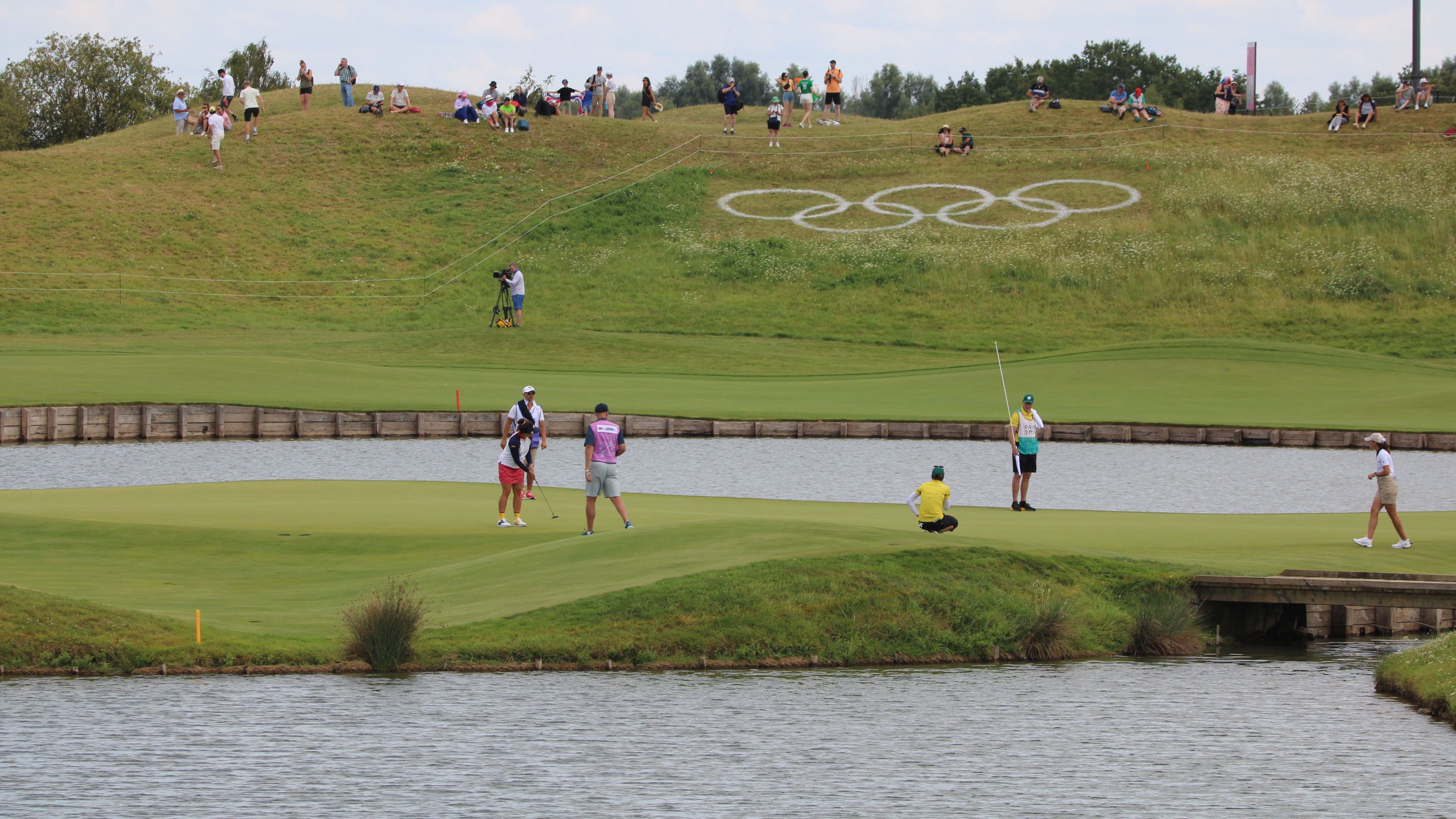 Impressionen von Runde eins des olympischen Damen-Turniers auf Le Golf National. © DGV/Kirmaier