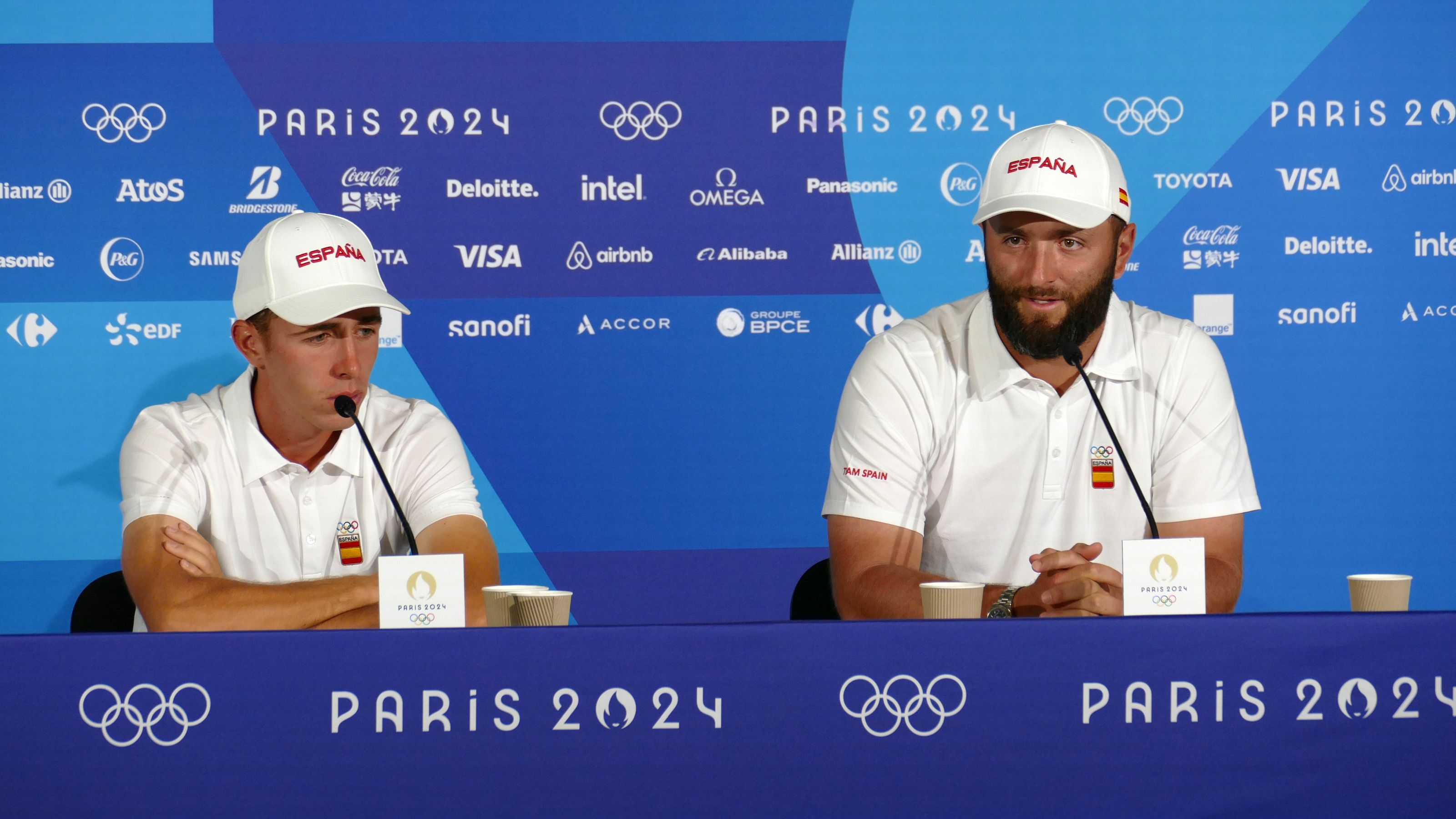 Spaniens Olympia-Duo: Jon Rahm und David Puig | © DGV/Kirmaier