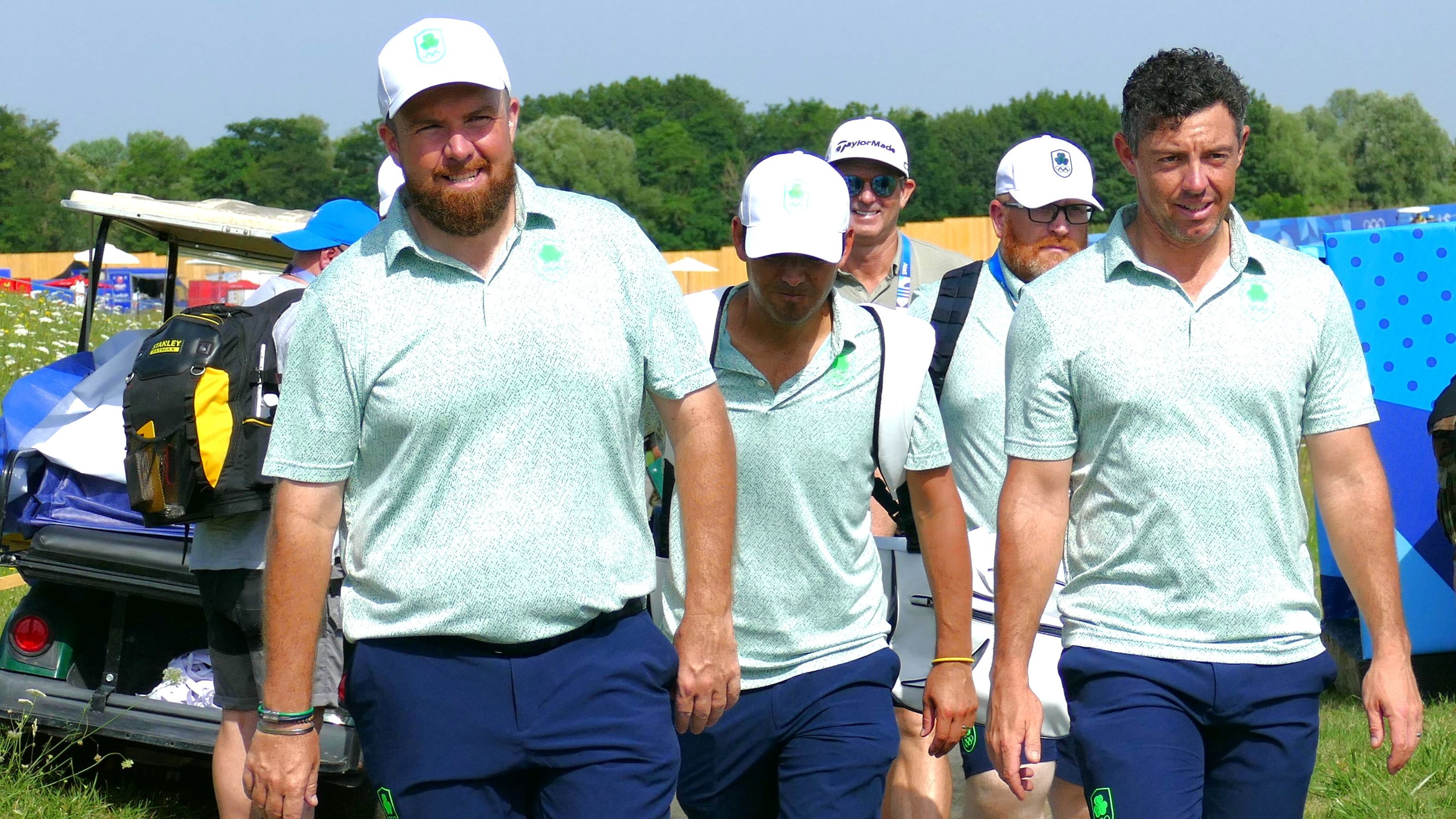 Team Irland mit Shane Lowry und Rory McIlroy © DGV/Kirmaier