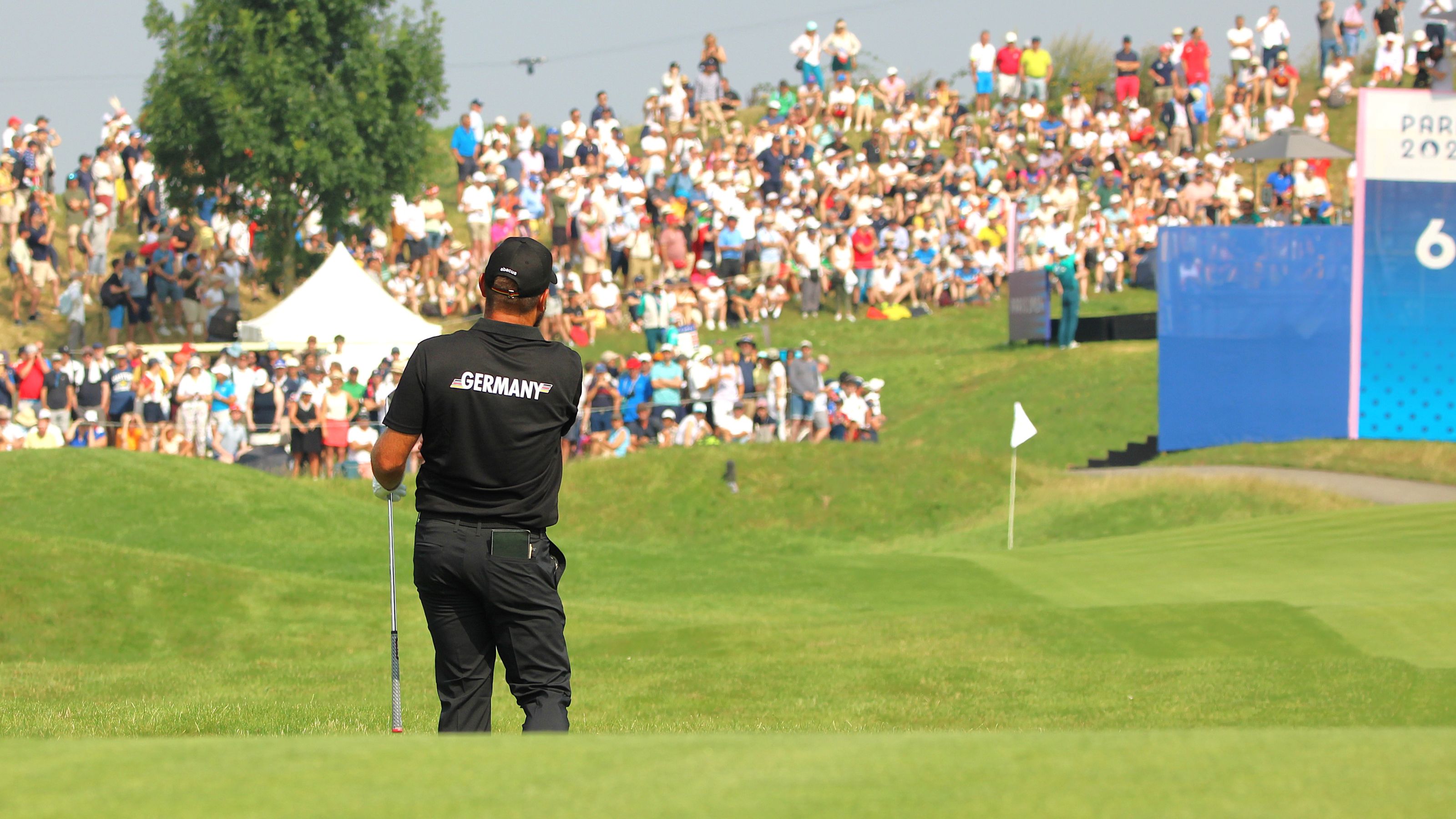 Stephan Jäger begeisterte am Freitag mit einer 64 (-7) auf Le Golf National © DGV/Kirmaier