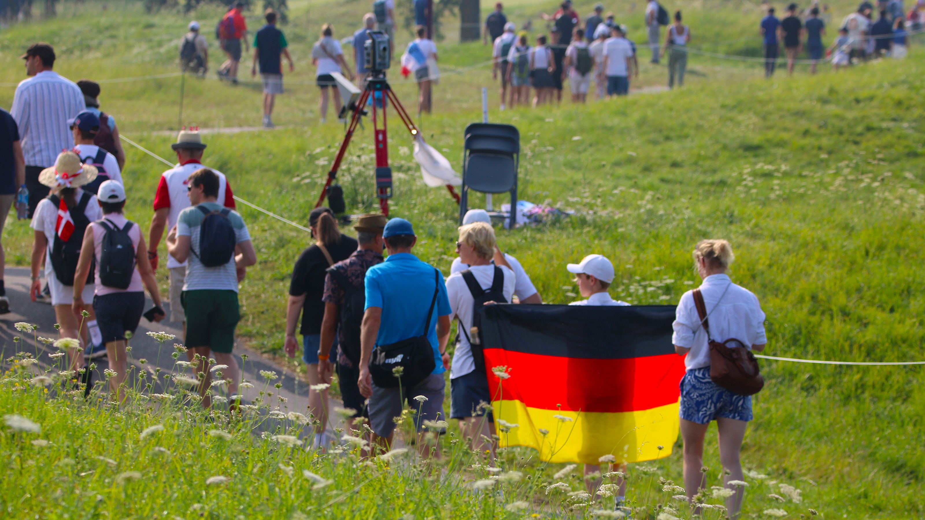 Und die deutschen Fans begleiteten ihren Star. © DGV/Kirmaier