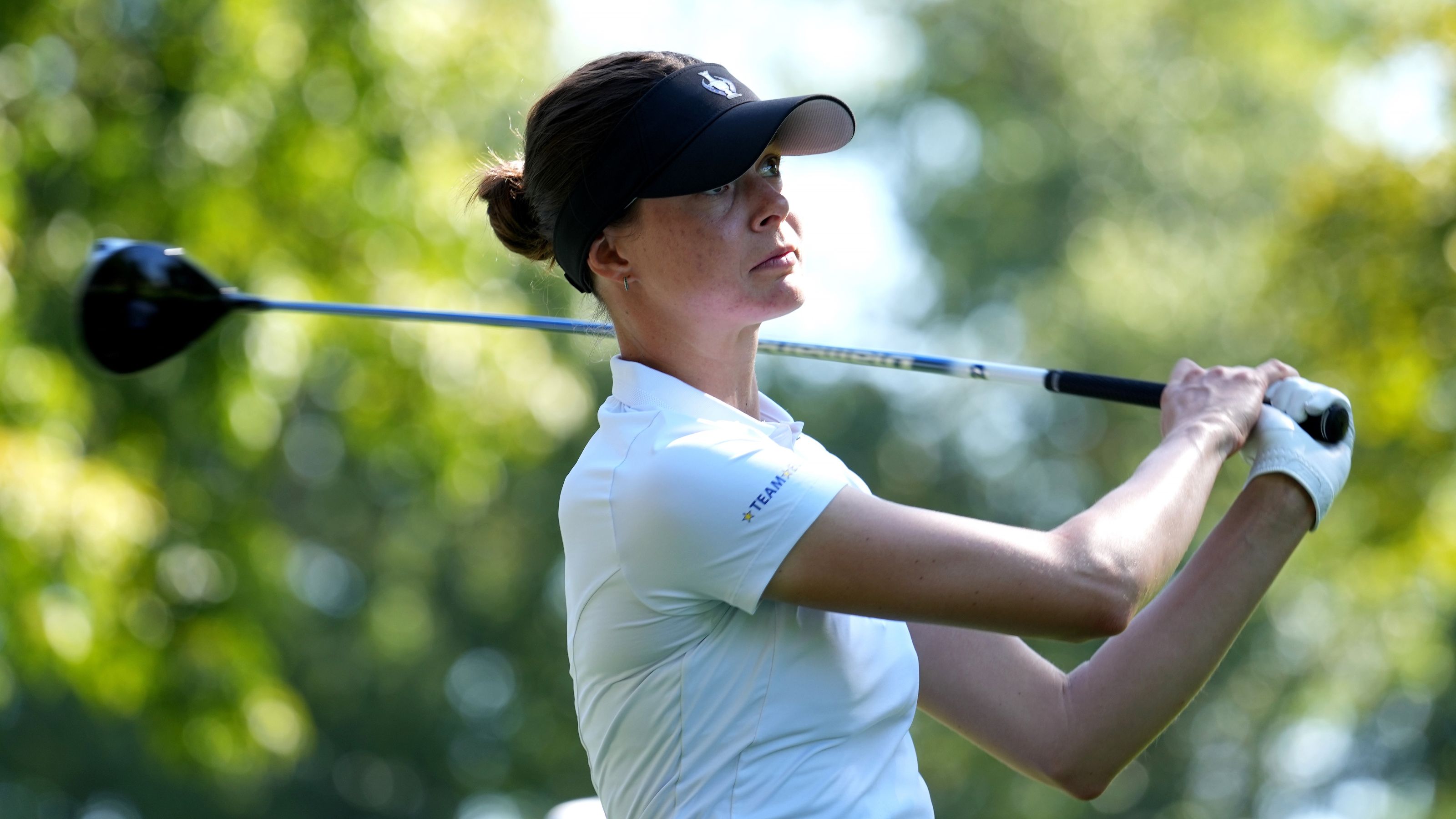 Erste Bilder von Esther Henseleits Solheim-Cup-Premiere 2024 in Virginia © Mark Runnacles/LET