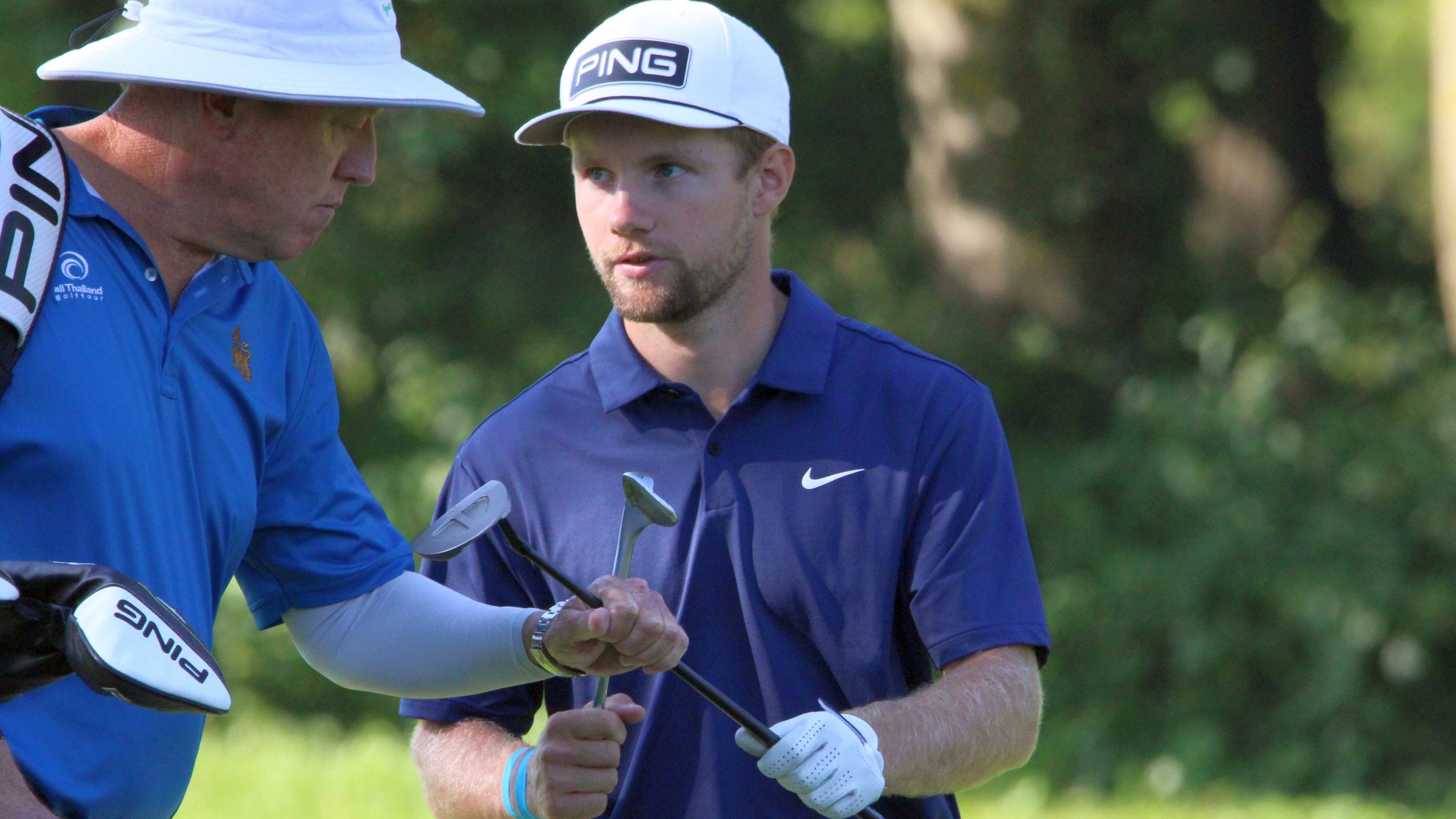 Und auch Rasmus Neergaard-Petersen, Führender in der Gesamtwertung der Challenge Tour, hat sich blonde Stoppeln stehe lassen. © DGV/Kirmaier