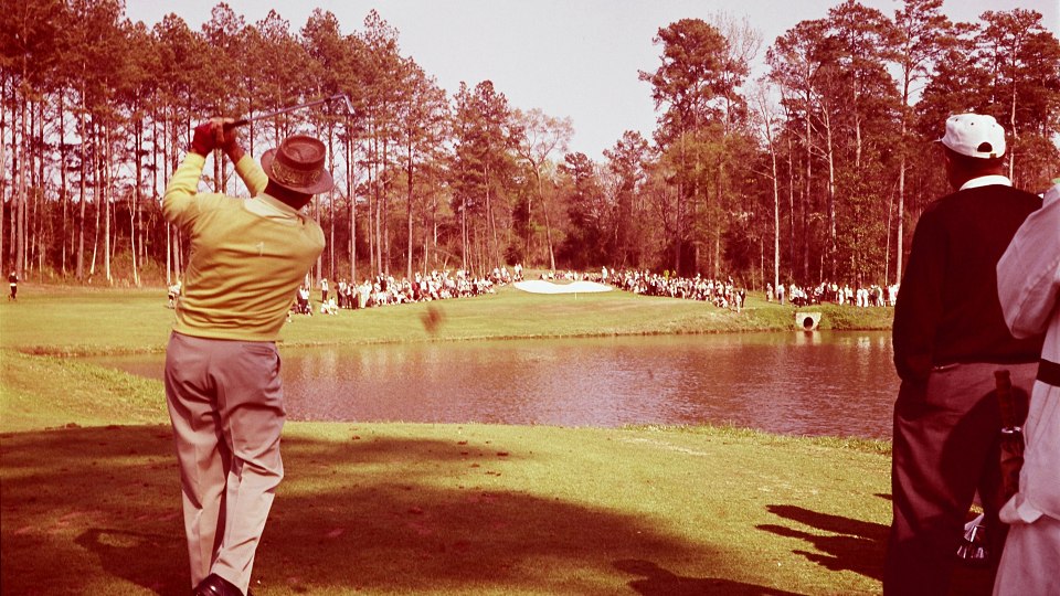 1960: Sam Snead ist der Gewinner des ersten Par 3 Contest. | © Augusta National/Getty Images