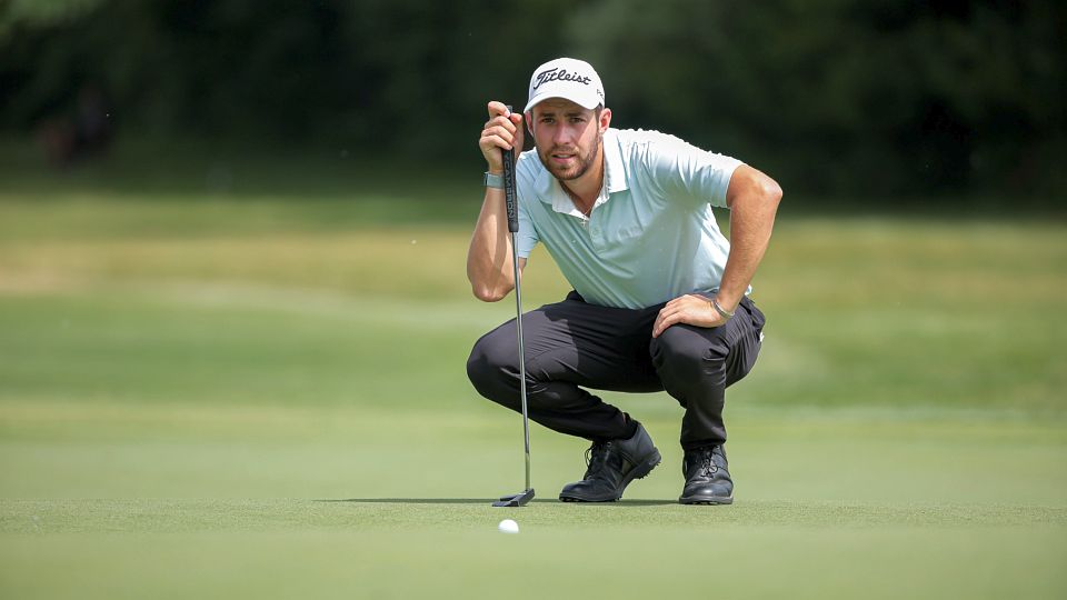 Heimspiel für Thomas Rosenmüller: Der Pro der Korn Ferry Tour wurde golferisch im GC München Eichenried groß und eröffnete das Turnier mit einer 67 (-5). © Stefan Heigl/BMW