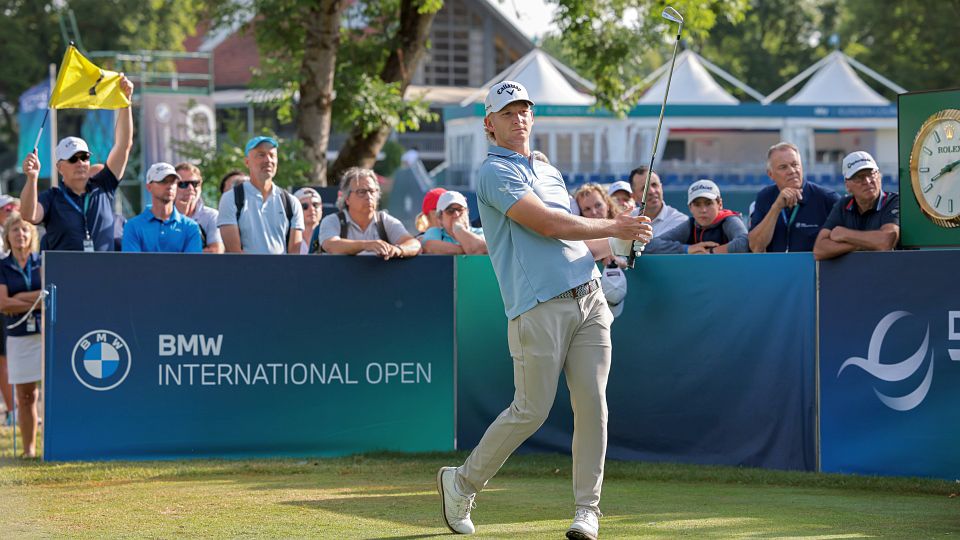 Nick Bachem startete mit einer 70 (-2) ins Turnier in München. © Stefan Heigl/BMW