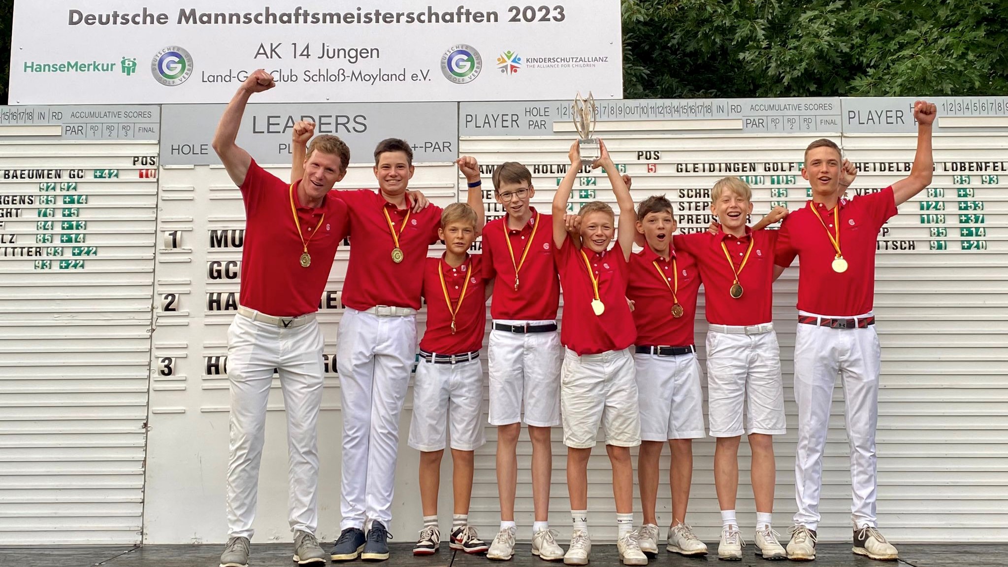 Die Jungen des Münchener GC holten den DMM-Titel in der AK 14.