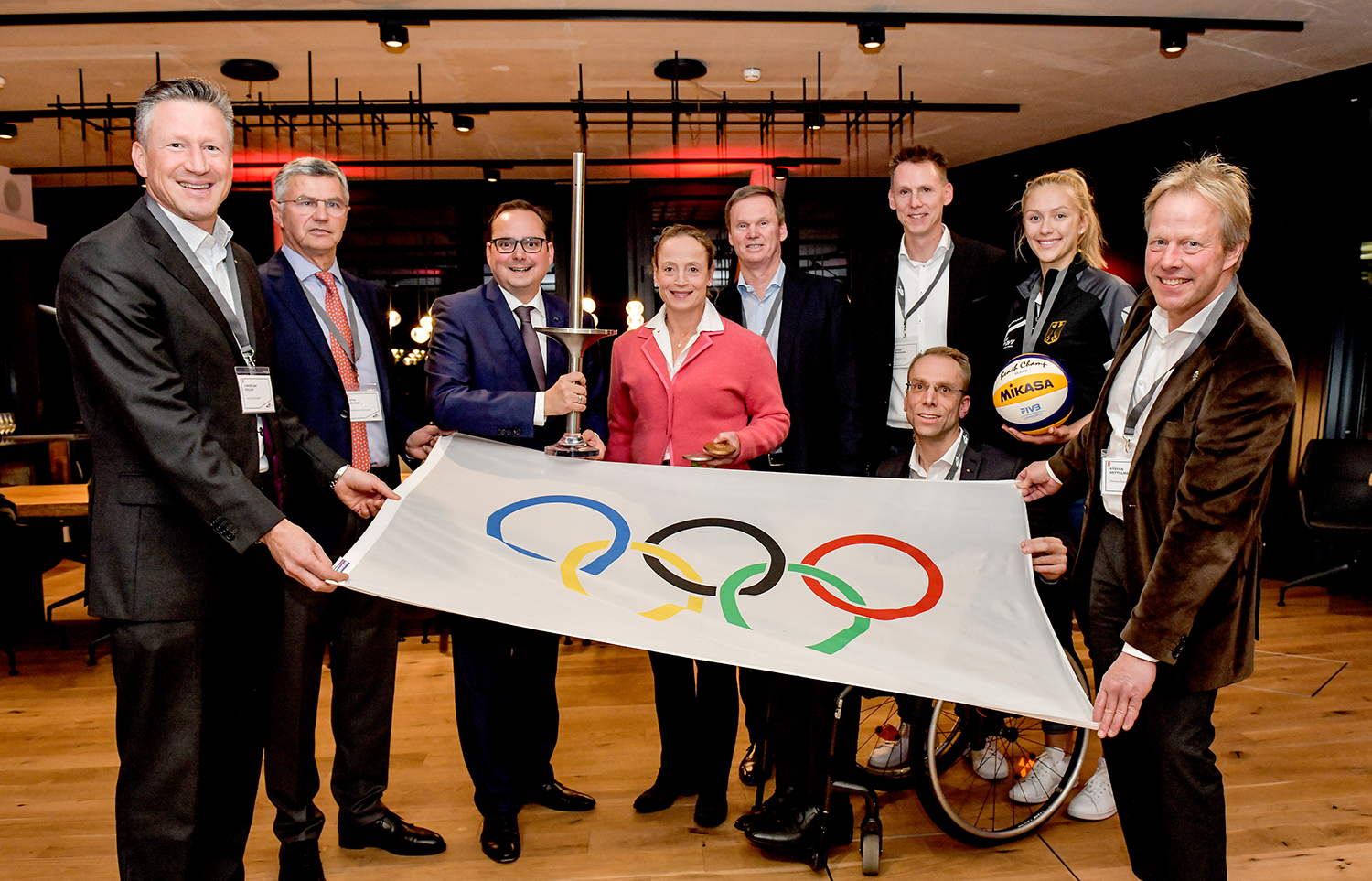 Essen im Olympia-Fieber. Ralf Bockstedte ist Botschafter der Bewerbung Rhein Ruhr 2032. (Foto: FUNKE Foto Services)