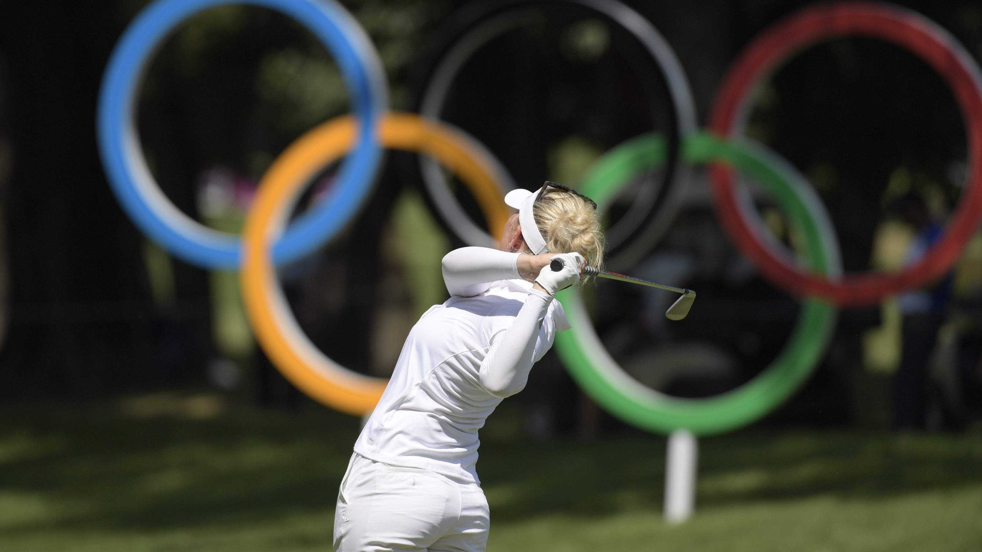 Golf bei Olympia: Bei den Sommerspielen 2024 wird wieder im Zeichen der fünf Ringe gespielt.