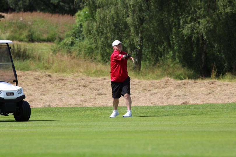 Der Engländer Tony Lloyd mit dem Wedge