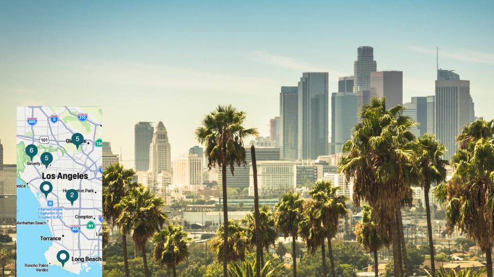 Los Angeles, Top-Golfplätze nach Golf-Digest-Ranking