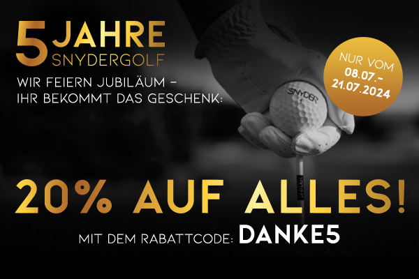 20 Prozent auf alles bei SNYDER Golf