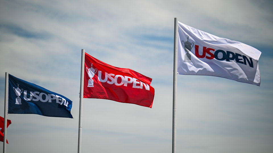 Die Flaggen im Wind: Die 124. US Open steht an.