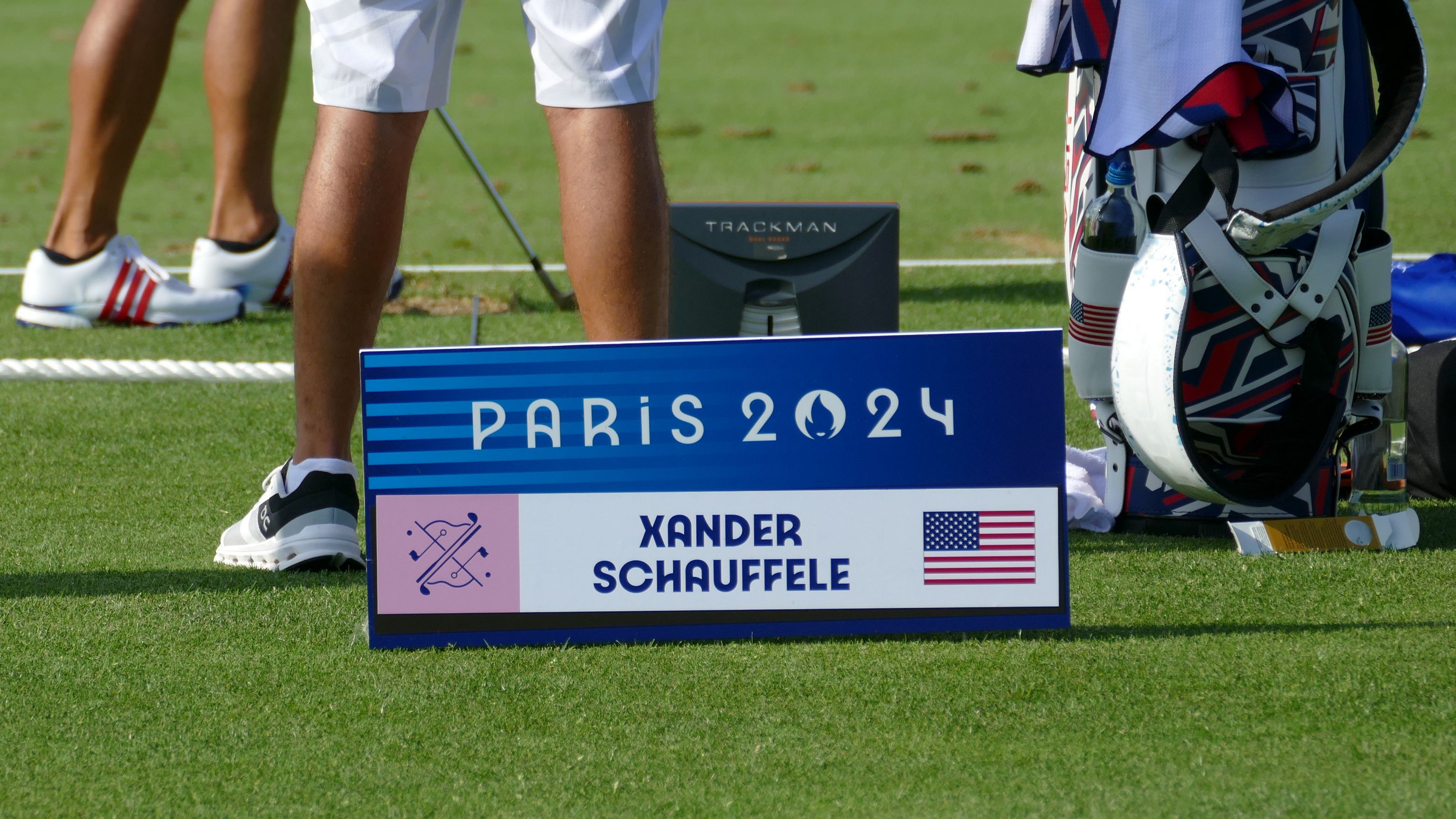 Favorit aus den USA: Xander Schauffele trainierte auf der Range von Le Golf National. | © DGV/Kirmaier