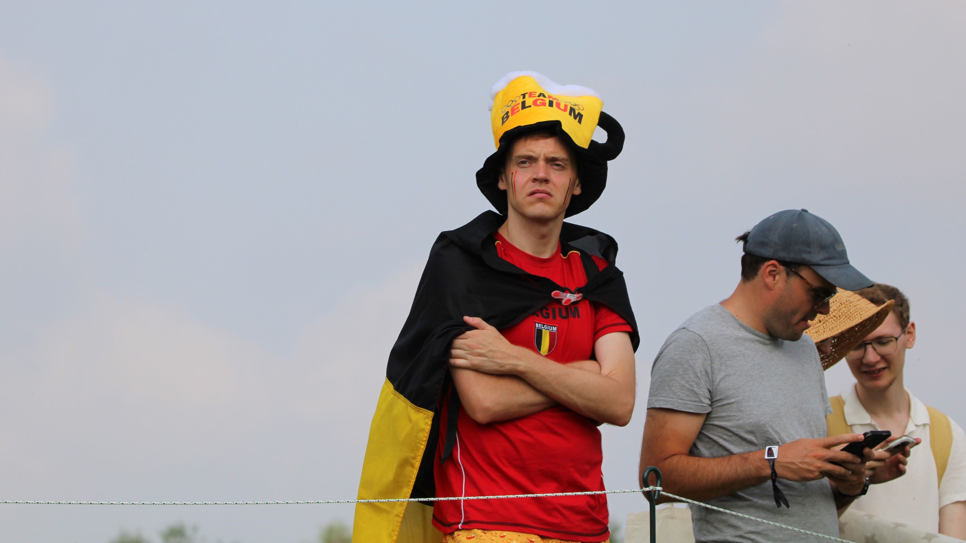 Ein Fan aus Belgien fieberte mit Thomas Detry. © DGV/Kirmaier