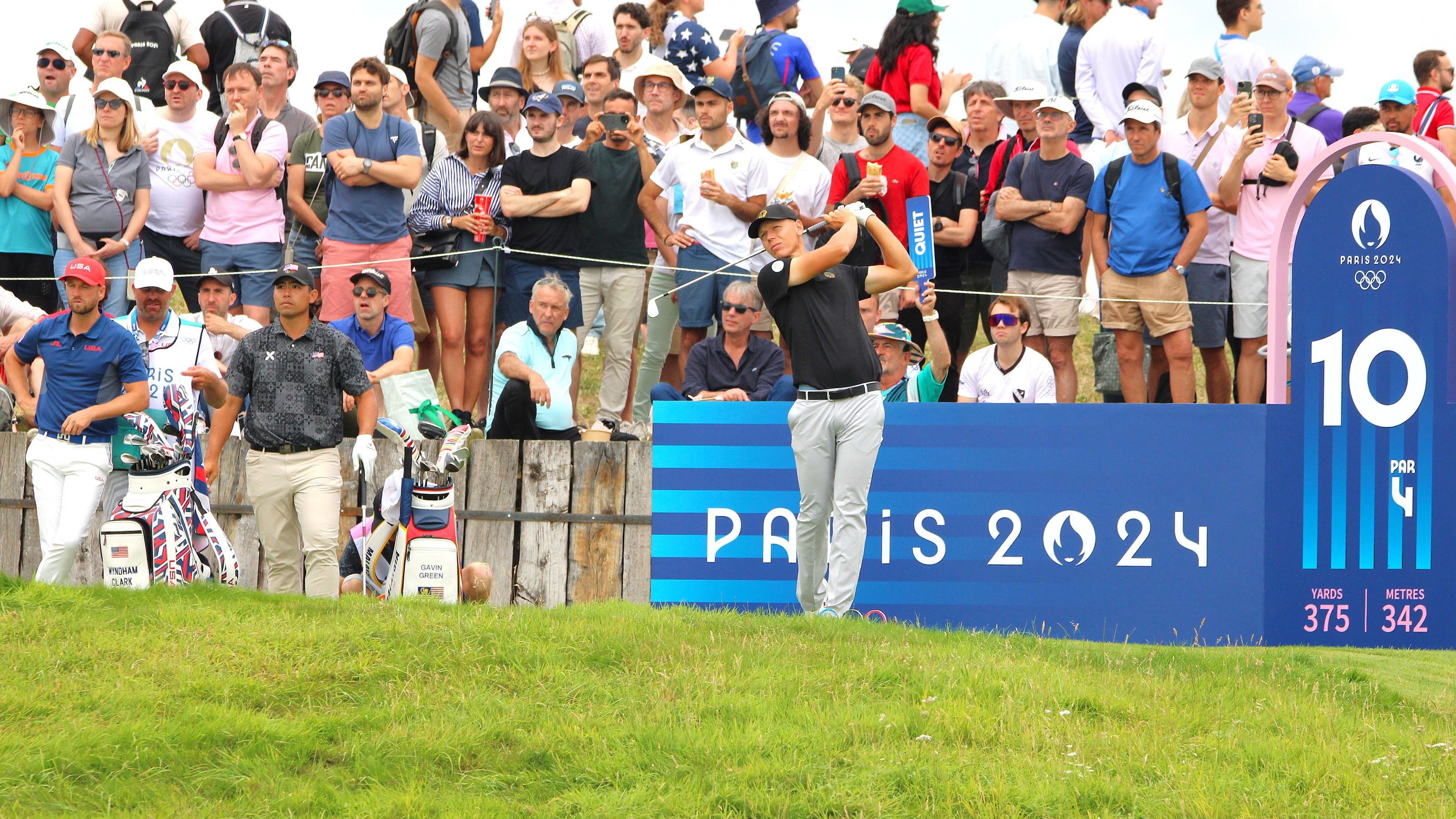 Matti Schmid spielte am Samstag 17 Löcher lang sehr gutes Golf, ehe er an der 18 eine 8 kassierte. © DGV/Kirmaier