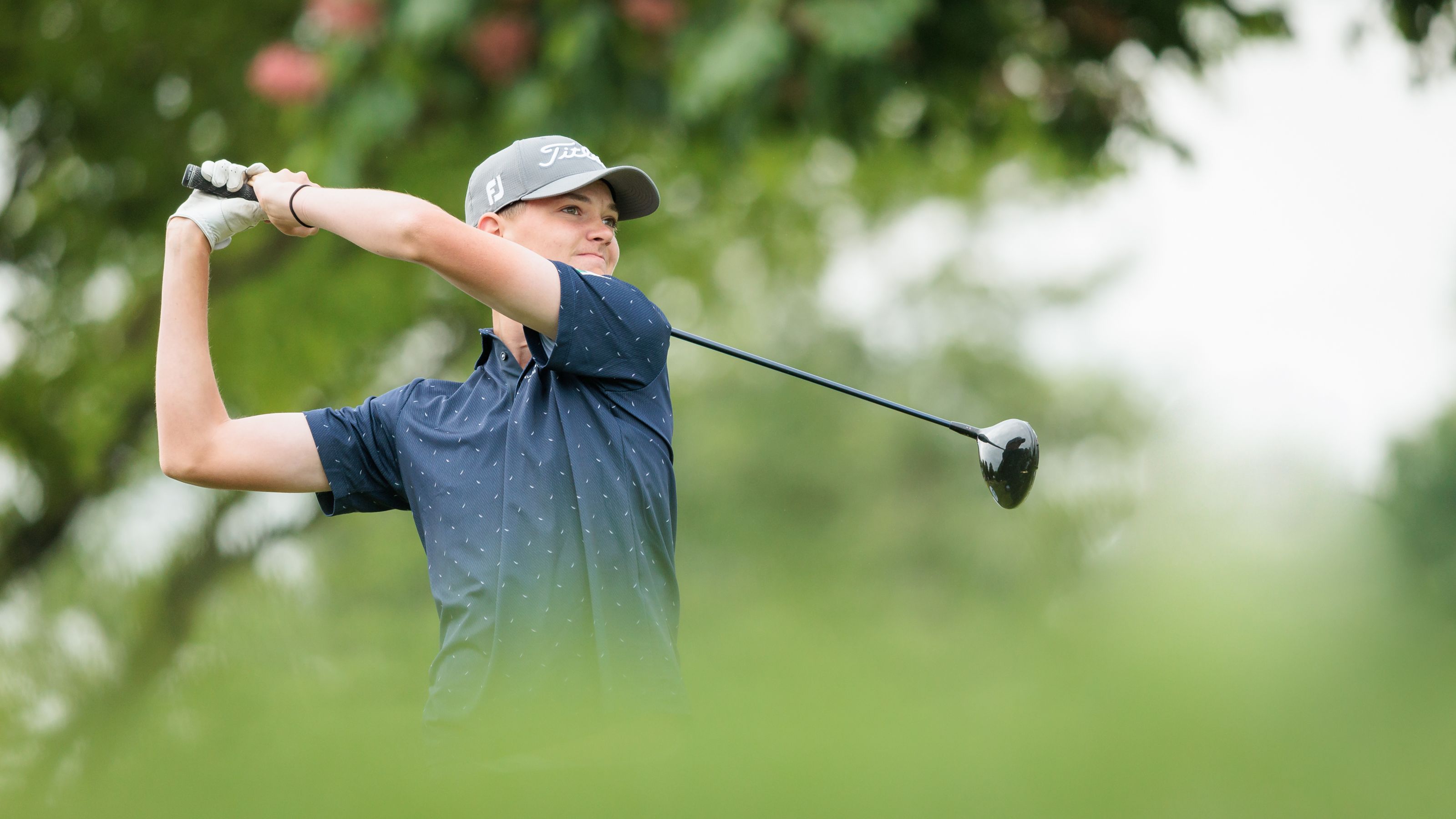 Nationalspieler Nils-Levi Bock vom GC St. Leon-Rot gehört zu den Favoriten bei der DM AK 18 im GC Hamburg-Holm. © Stefan Heigl