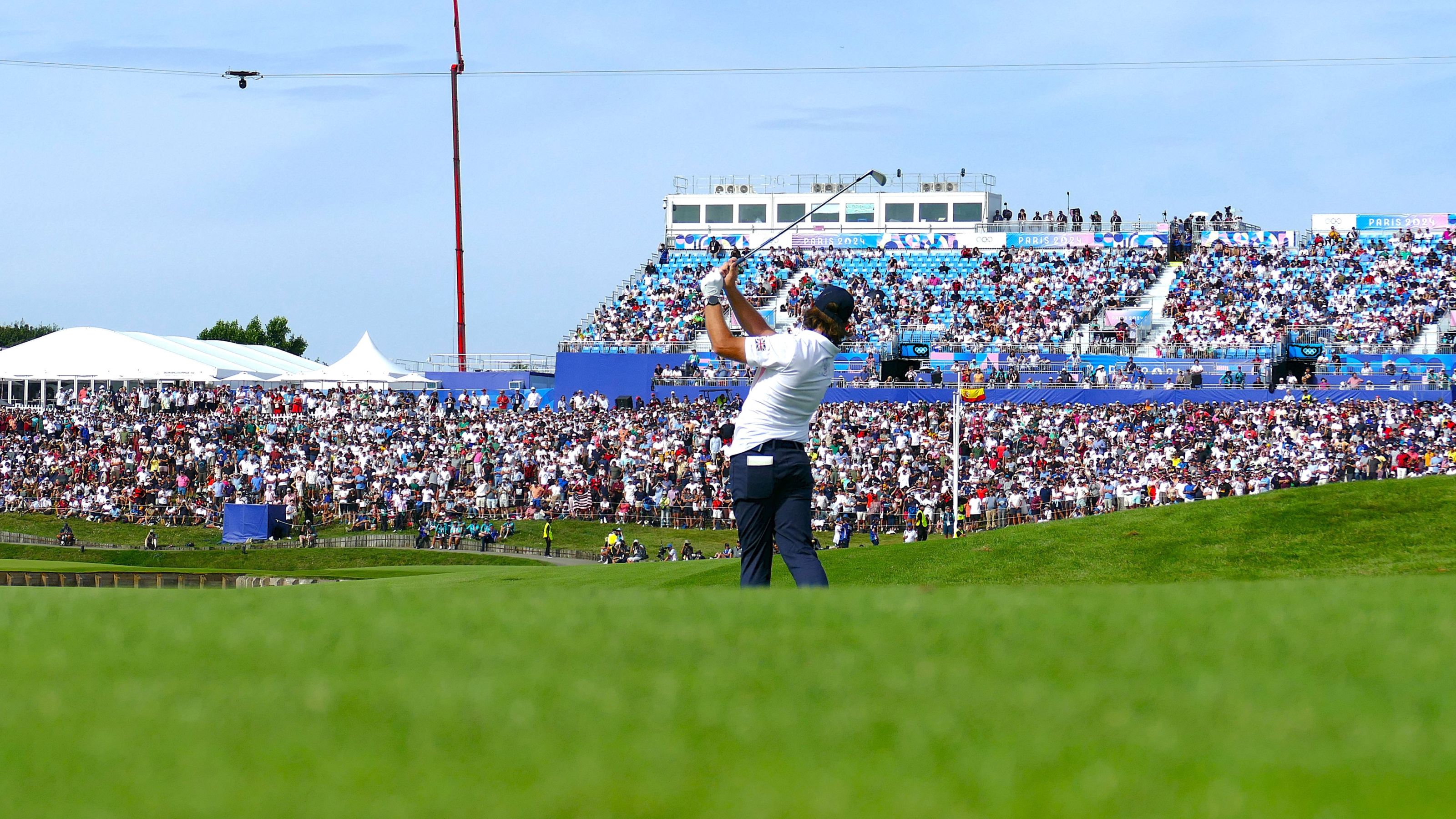 Die letzte Annäherung von Tommy Fleetwood auf Grün 18. © DGV/Kirmaier