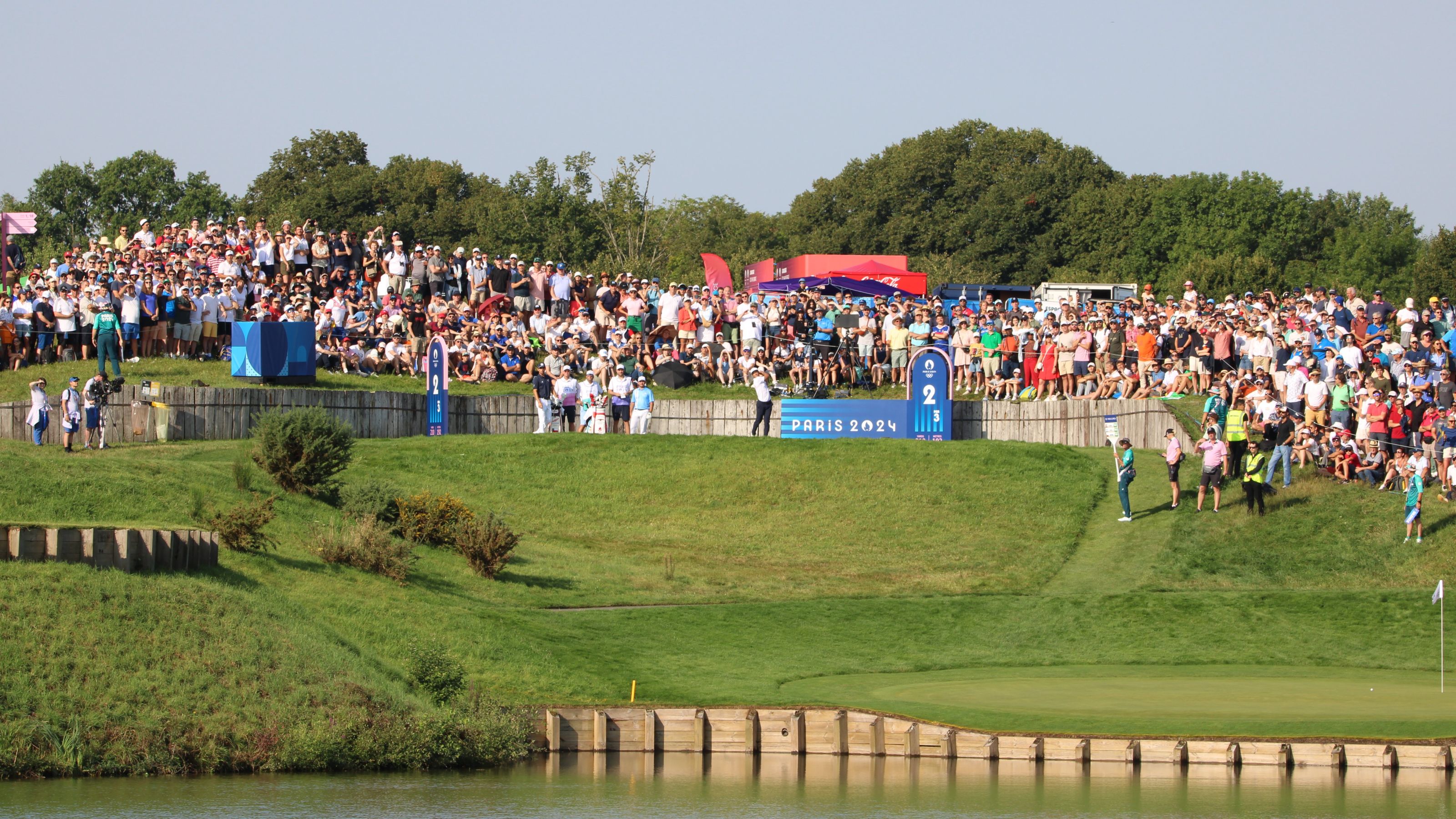 Beste Bedingungen an Tag eins des olympischen Herrenturniers auf Le Golf National © DGV/Kirmaier