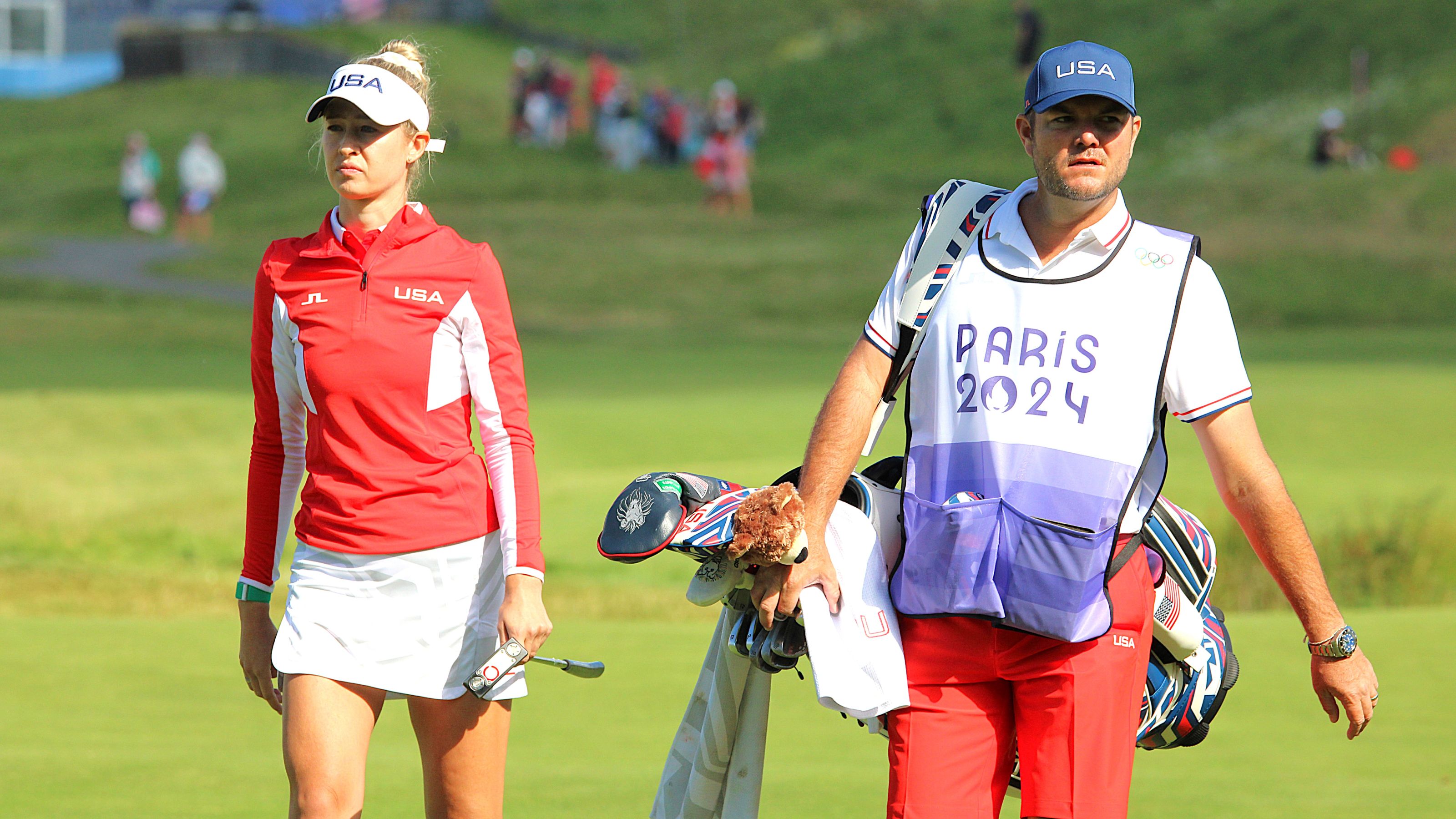 Impressionen von Runde eins des olympischen Damen-Turniers auf Le Golf National. © DGV/Kirmaier