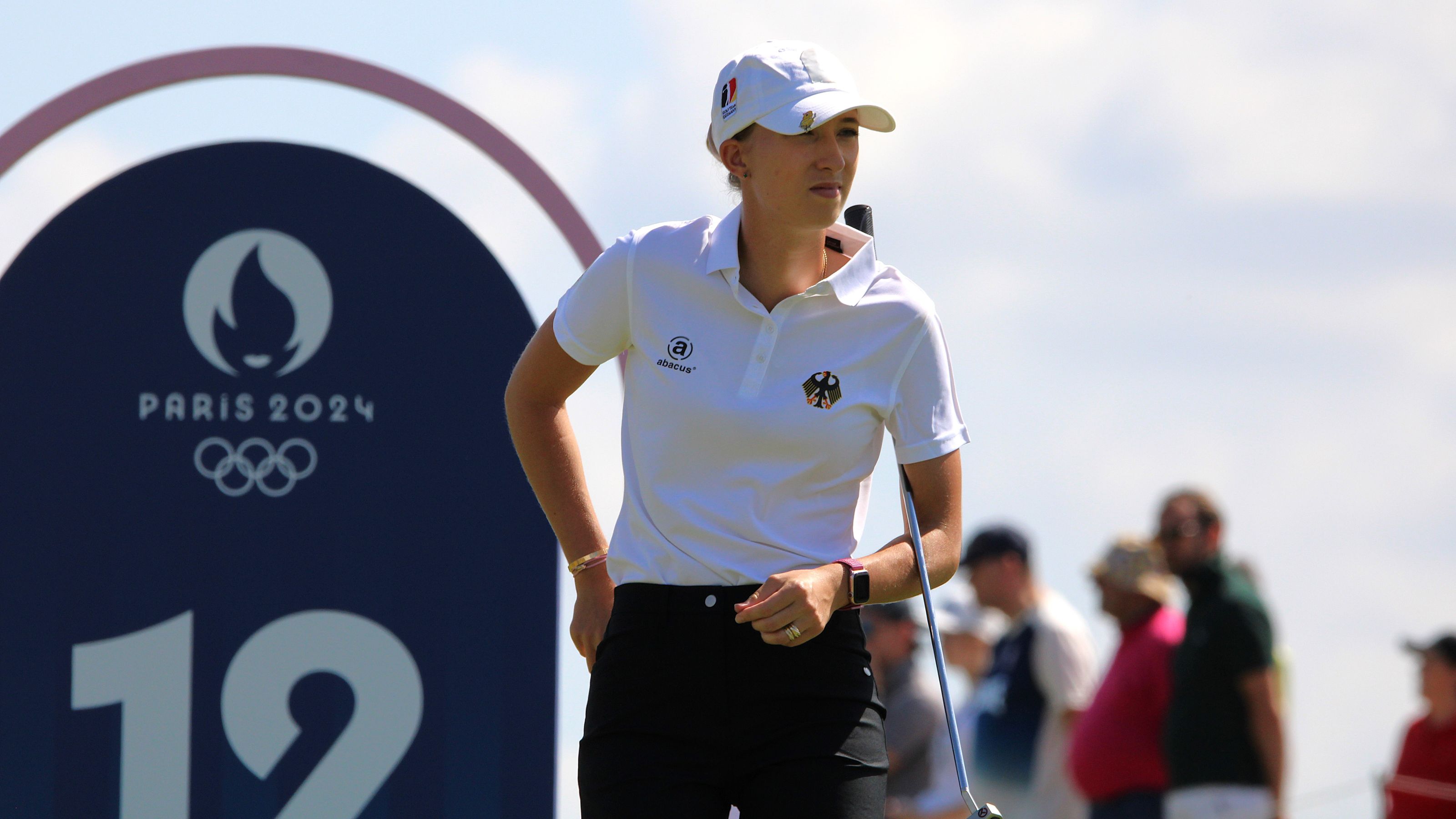 Alexandra Försterling kämpfte auch in Runde zwei gegen den schwierigen Platz von Le Golf National. © DGV/Kirmaier