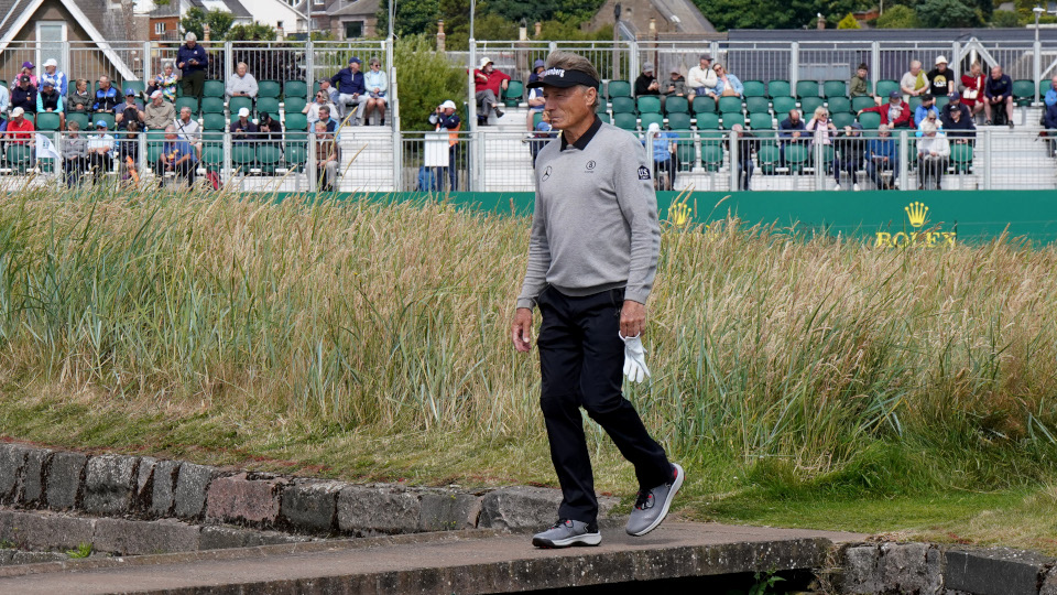 Hätte bei der Senior Open gerne auf ein Cart zurückgegriffen: Bernhard Langer.