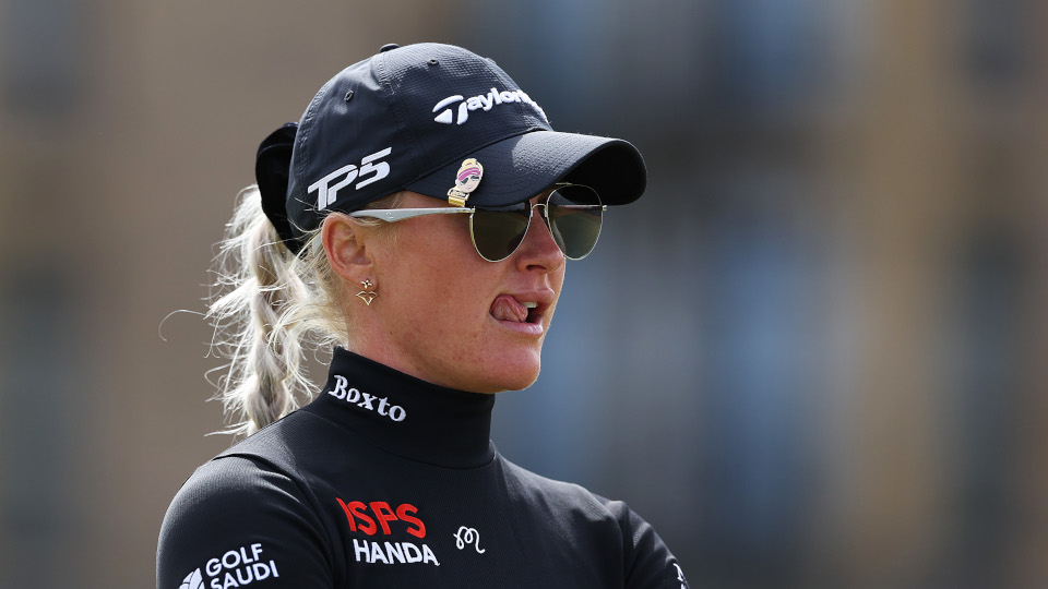 Gewohnt cool unterwegs in Runde eins der AIG Womens Open: Charley Hull.