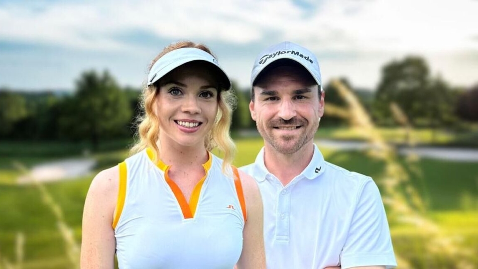 YouTuber Kevin Werner und Long-Drive-Europameisterin Sonja Knebel