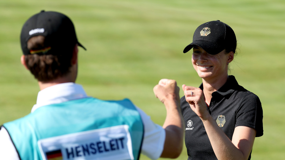 Ließ die deutschen Golfherzen höherschlagen: Esther Henseleit holt Silber in Paris.