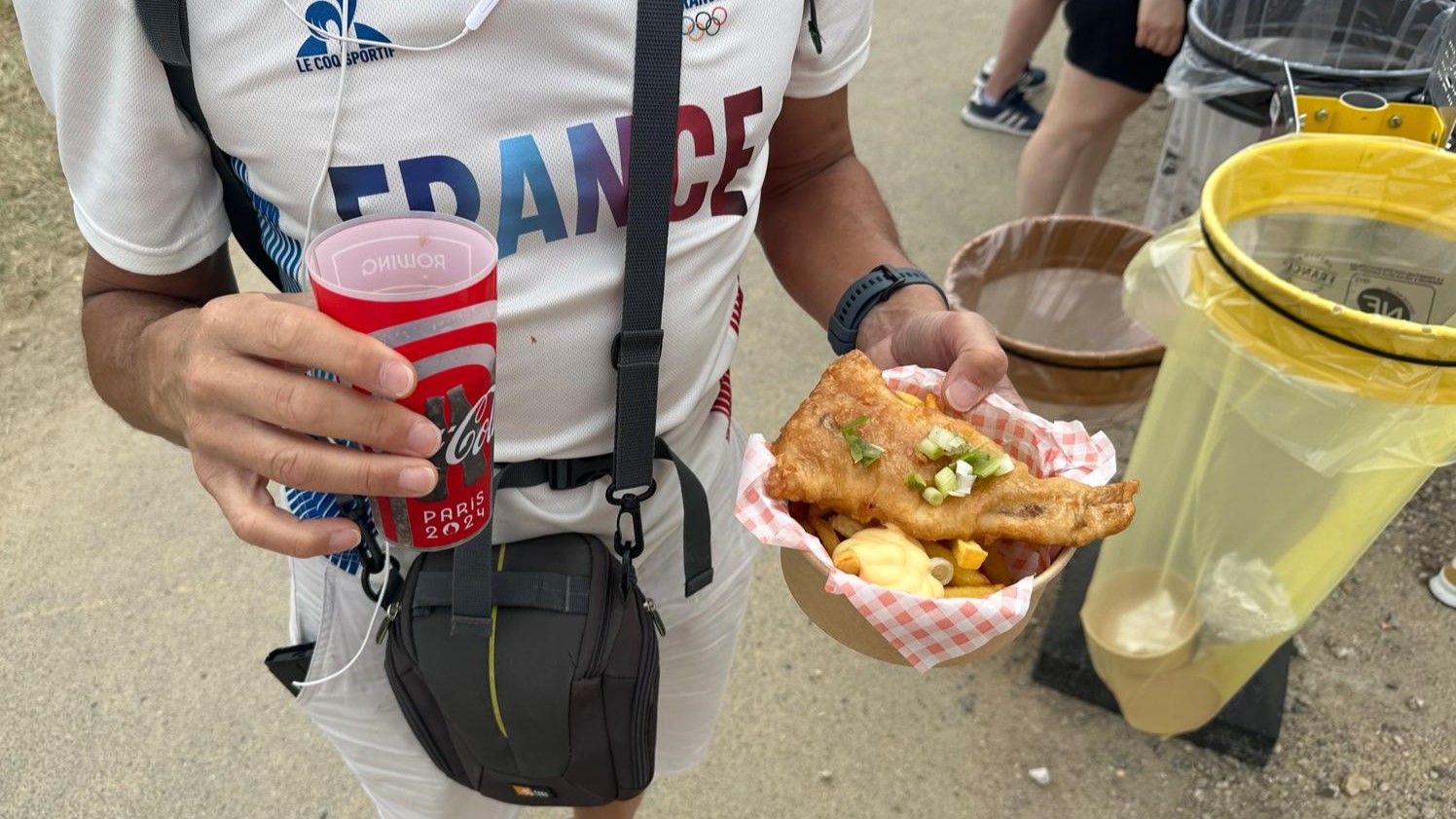 Fans und Journalisten müssen beim olympischen Golfturnier in Paris - zumindest kulinarisch - einiges in Kauf nehmen. © DGV