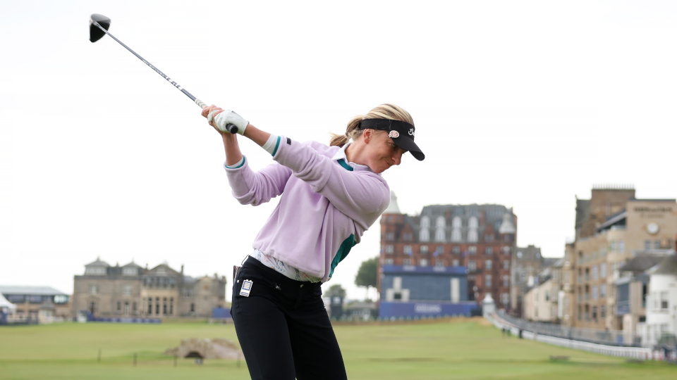 Schlägt als ehemalige Turniersiegerin bei der Womens Open in St. Andrews ab: Sophia Popov.