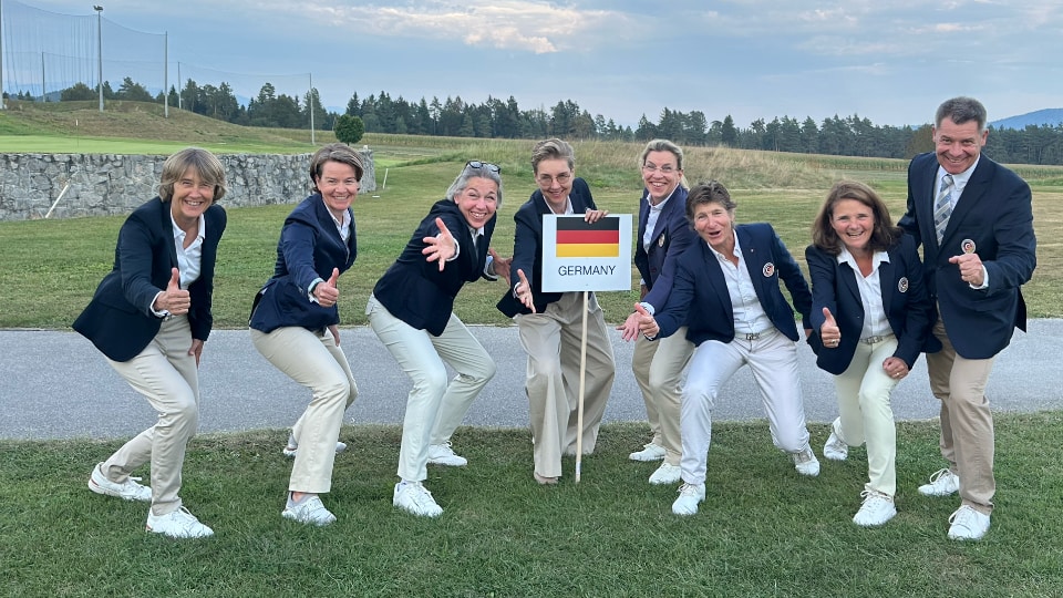 Locker im Viertelfinale: Die deutschen Damen bei der EMM AK50 in Slowenien