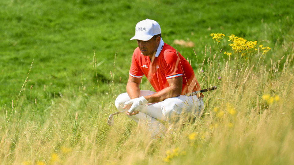 Hatte während der Olympischen Spiele in Paris eine Begegnung mit einem Ameisenhaufen: Xander Schauffele.