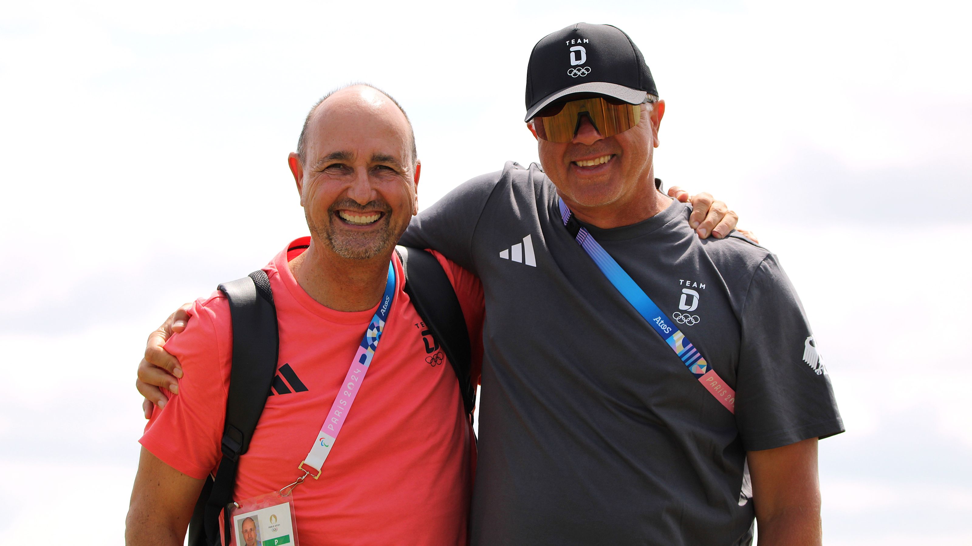 Erinnerungen an Olympia 2024 in Paris: die beiden Bundestrainer Stephan Morales (.l/Damen) und Uli Eckhardt (Herren) © DGV/Kirmaier