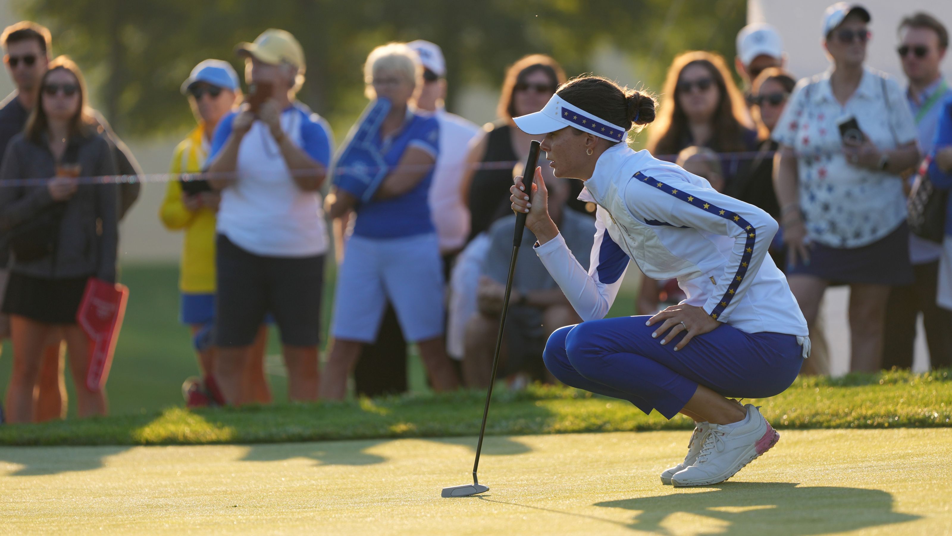 Bilder und Momente von Esther Henseleits Solheim-Cup-Debüt. © Stuart Wallace/LET