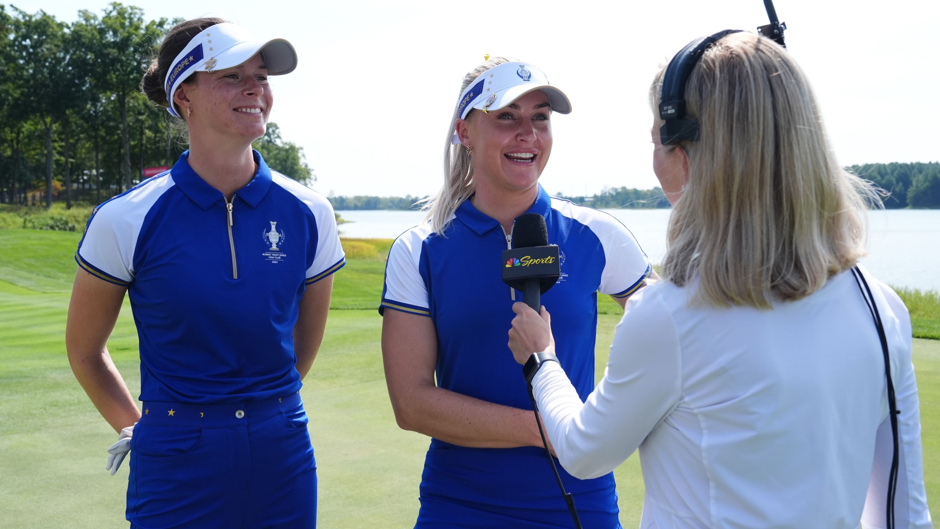 Bilder und Momente von Esther Henseleits Solheim-Cup-Debüt. © Stuart Wallace/LET