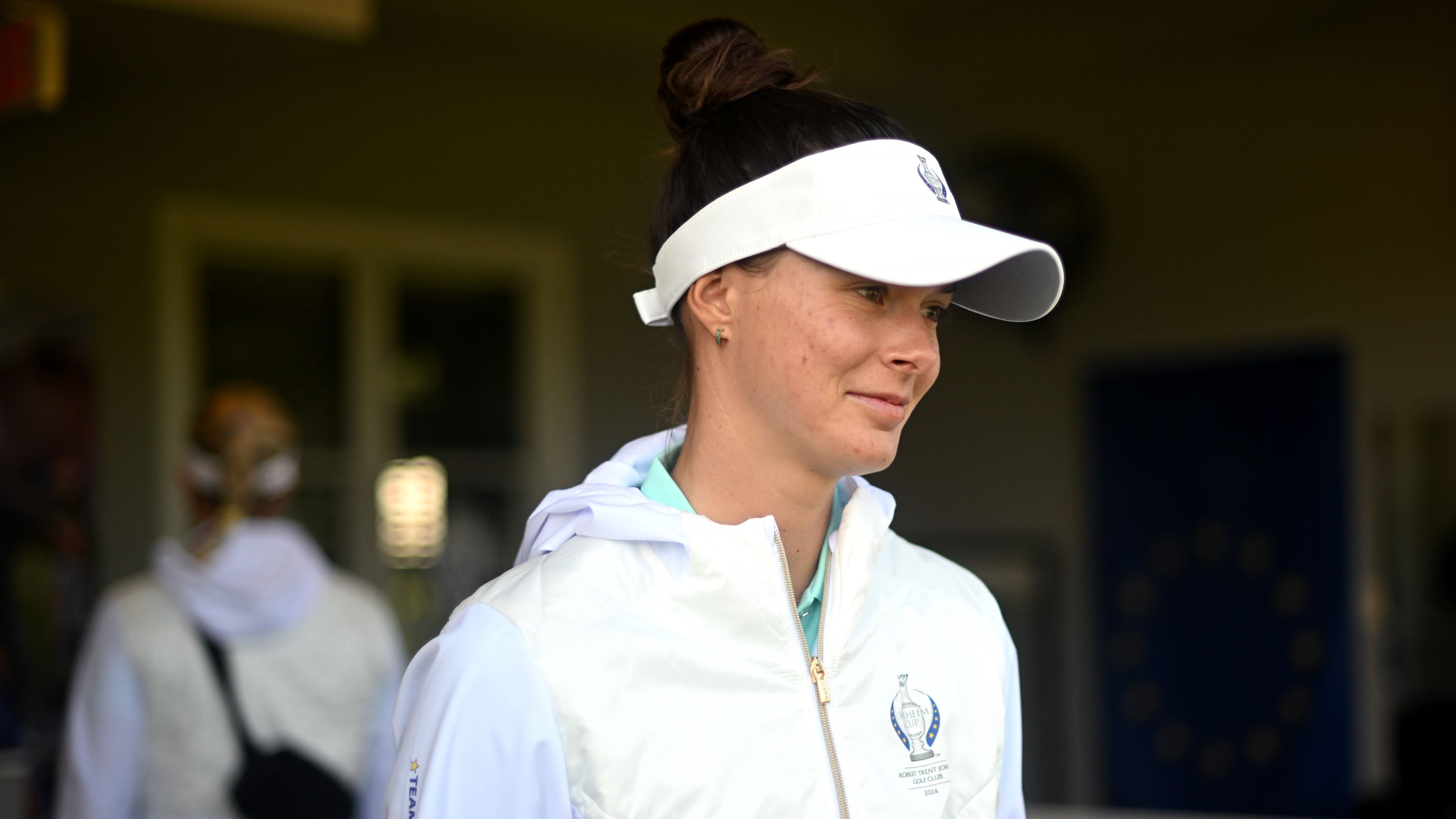 Erste Bilder von Esther Henseleits Solheim-Cup-Premiere 2024 in Virginia © Mark Runnacles/LET