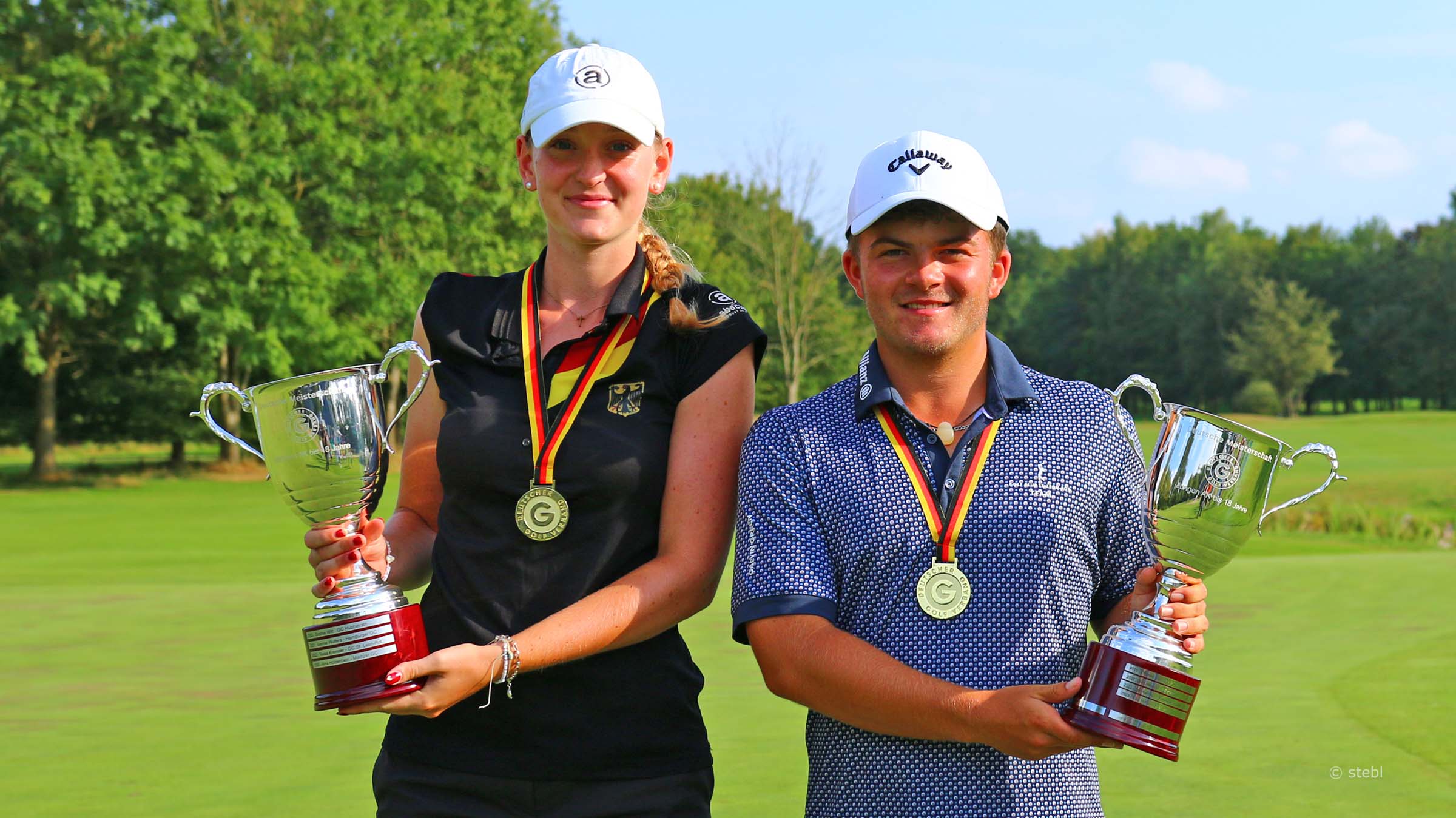 Antonia Steiner und Paul Höfer holen Gold (© DGV/stebl)