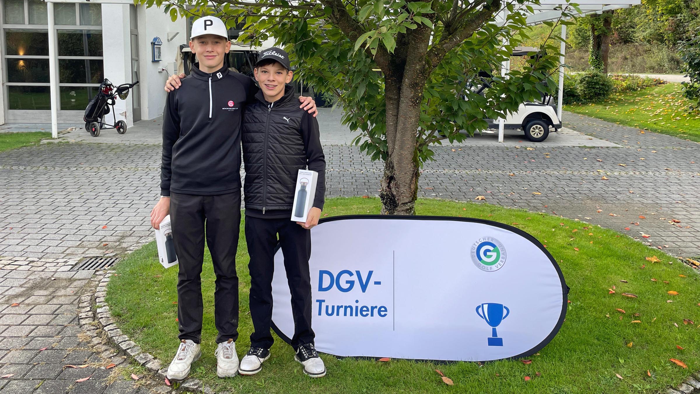 Ben Nelitz und Luis Brinkmann vom Münchener GC (© Langer Sport Markting)