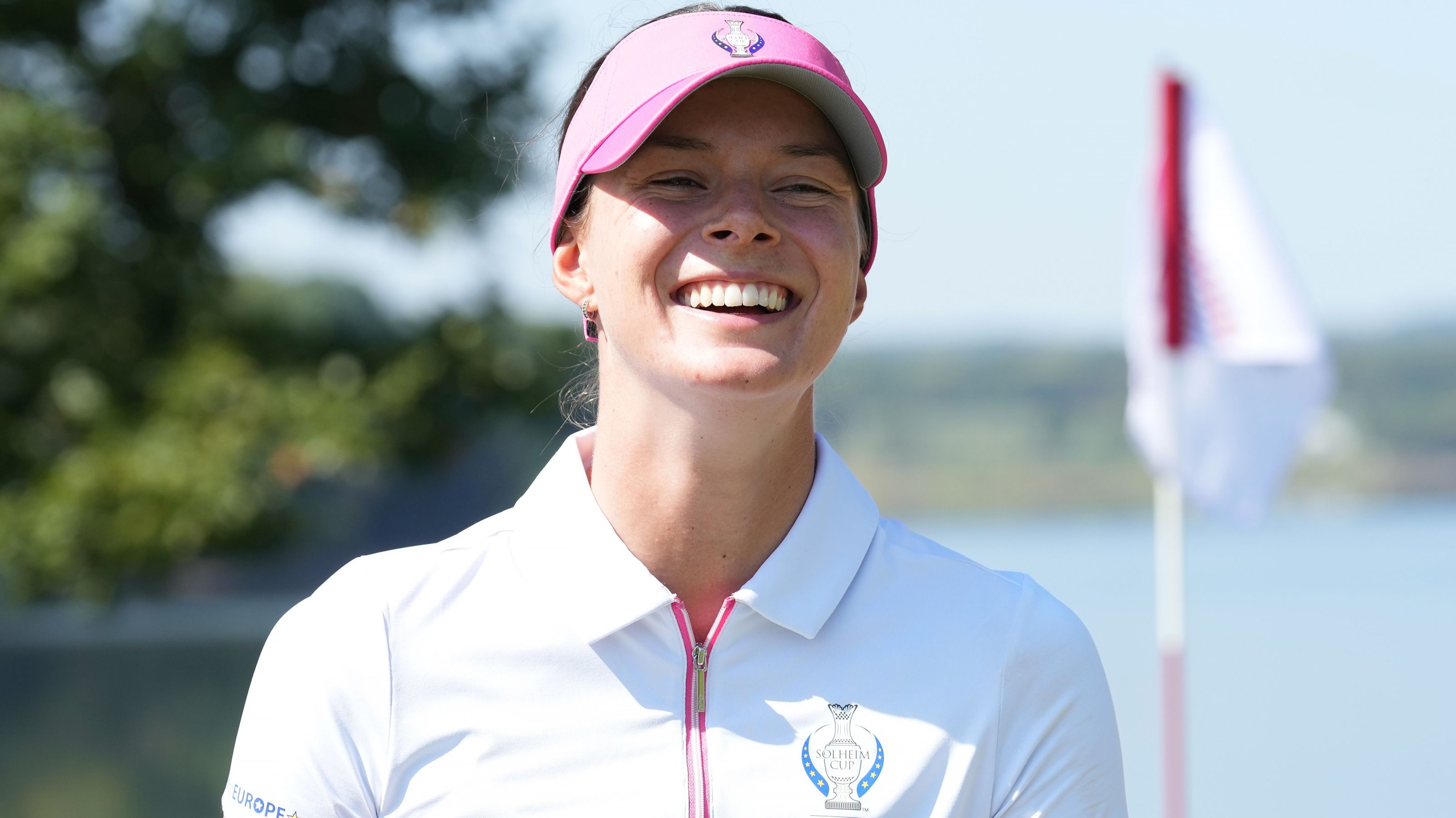 Erste Bilder von Esther Henseleits Solheim-Cup-Premiere 2024 in Virginia © Mark Runnacles/LET