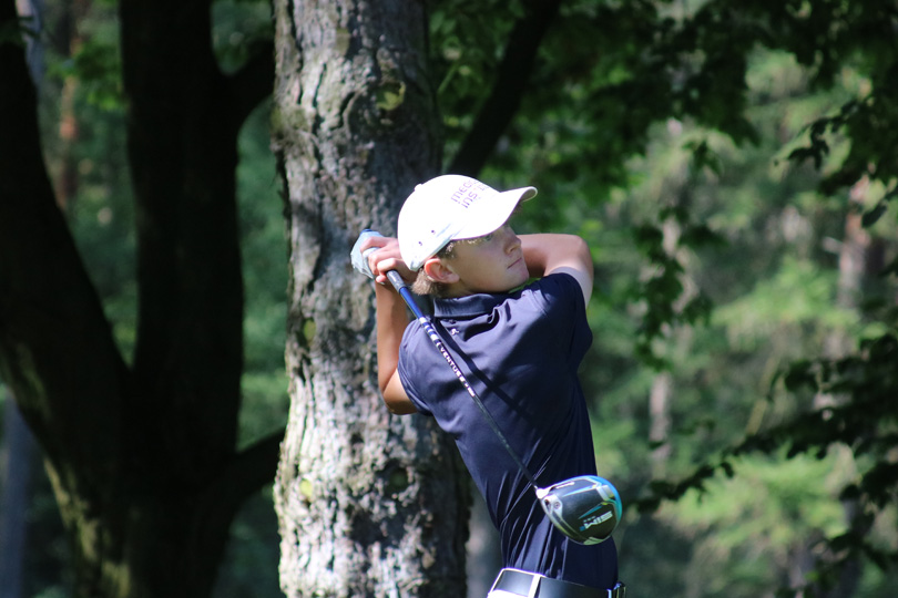 Mit Titelchancen ins Finale: Colin Bärmann (Burgdorfer GC)