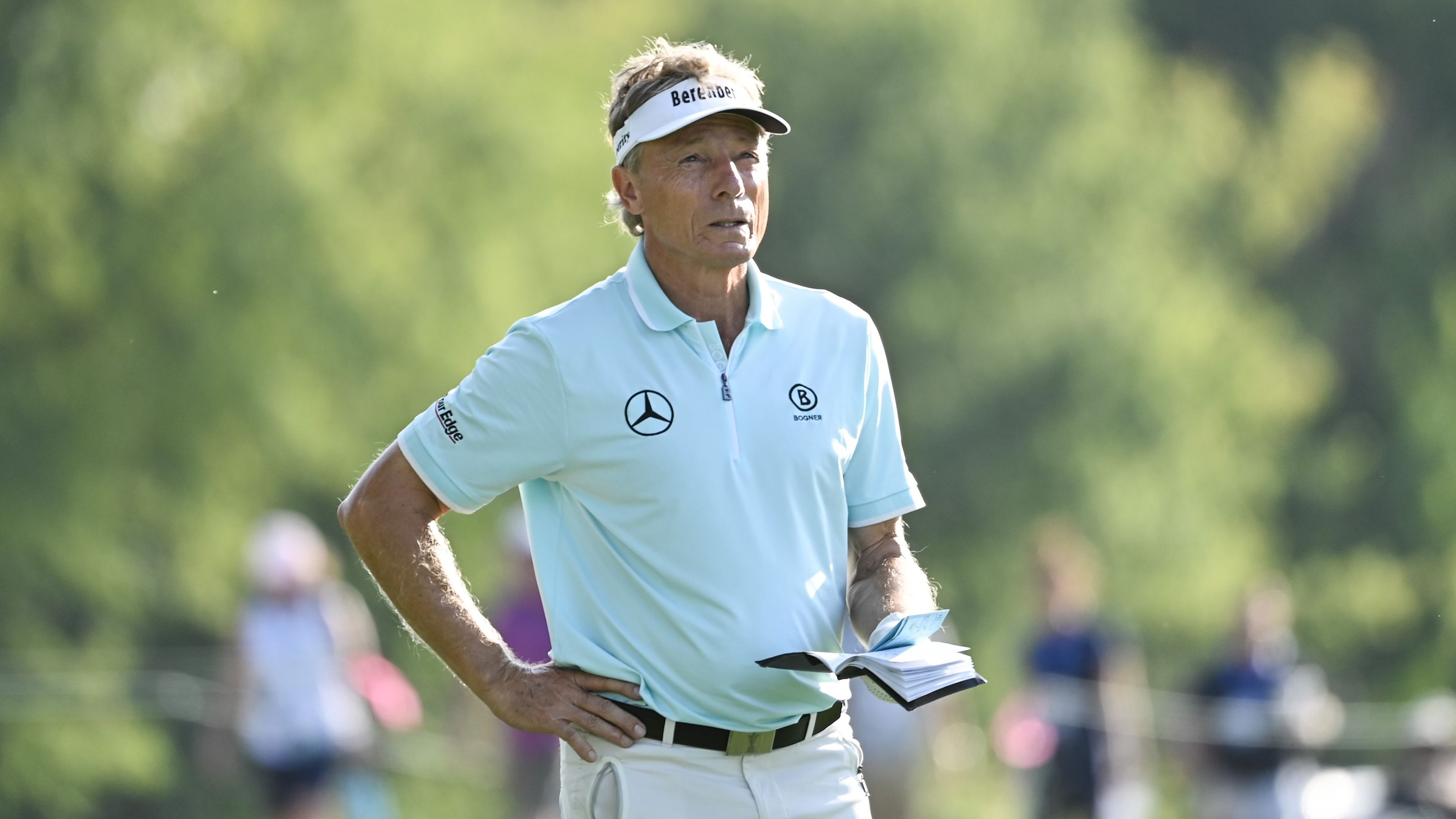 67 - Bernhard Langer spielt beim Turnier der PGA Tour Champions erneut sein Alter und im Finale am Sonntag um den Sieg mit. © Alex Goodlett/Getty Images