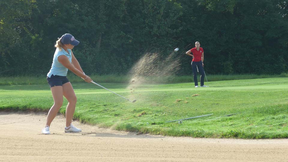 Lana Marie Musalf vom GC Hubbelrath fand sich nach Tag 2 ebenfalls weit vorne wieder. (Foto: DGV/Kretzschmar)