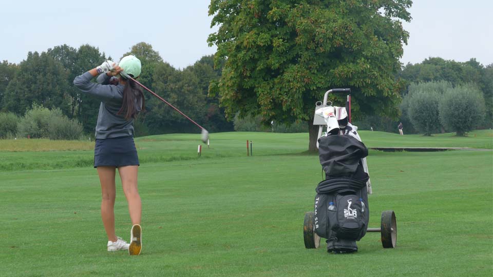 Yoo Jin Bae vom GC St. Leon-Rot spielte sich bei der DM AK16 zum Auftakt an die Spitze. (Foto: DGV/Kretzschmar)